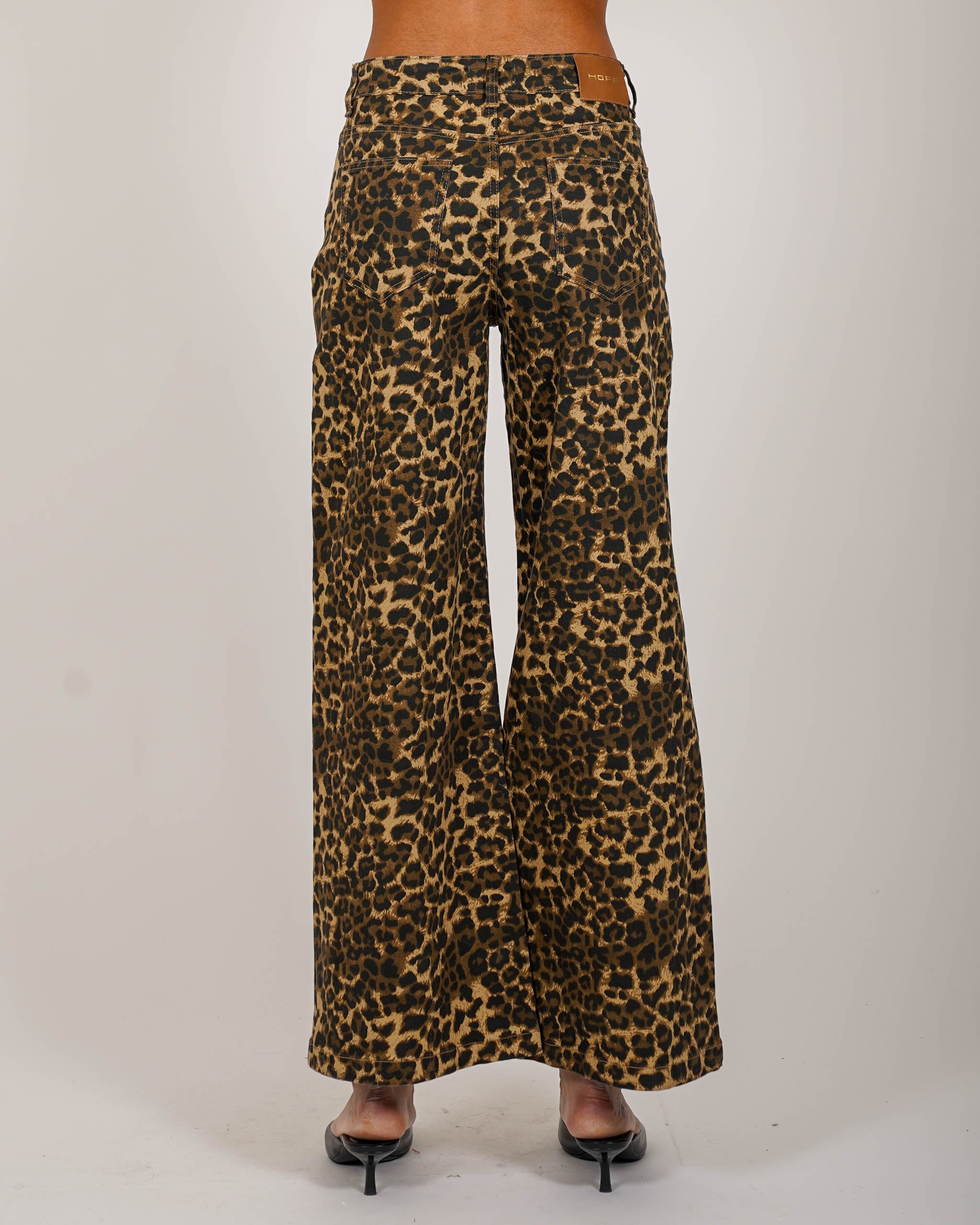 Pantaloni regular fit stampa maculata - Ruby