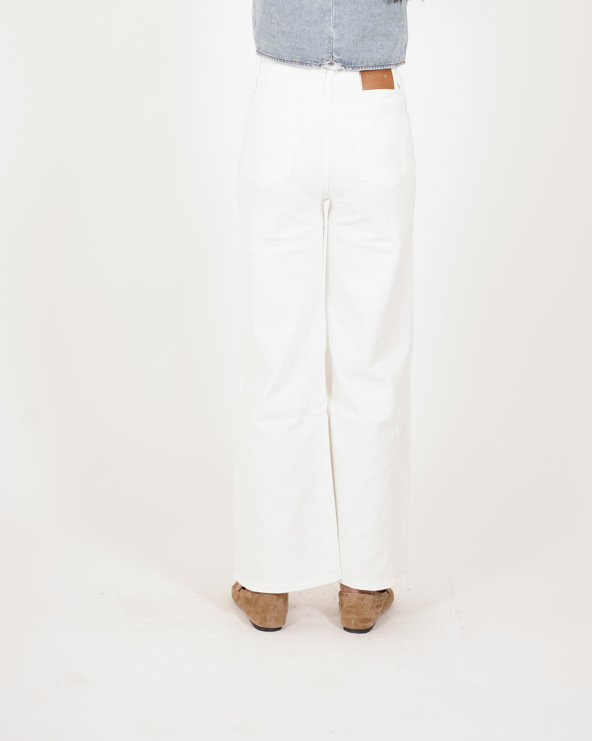 Pantaloni taglio jeans in cotone - Cassie