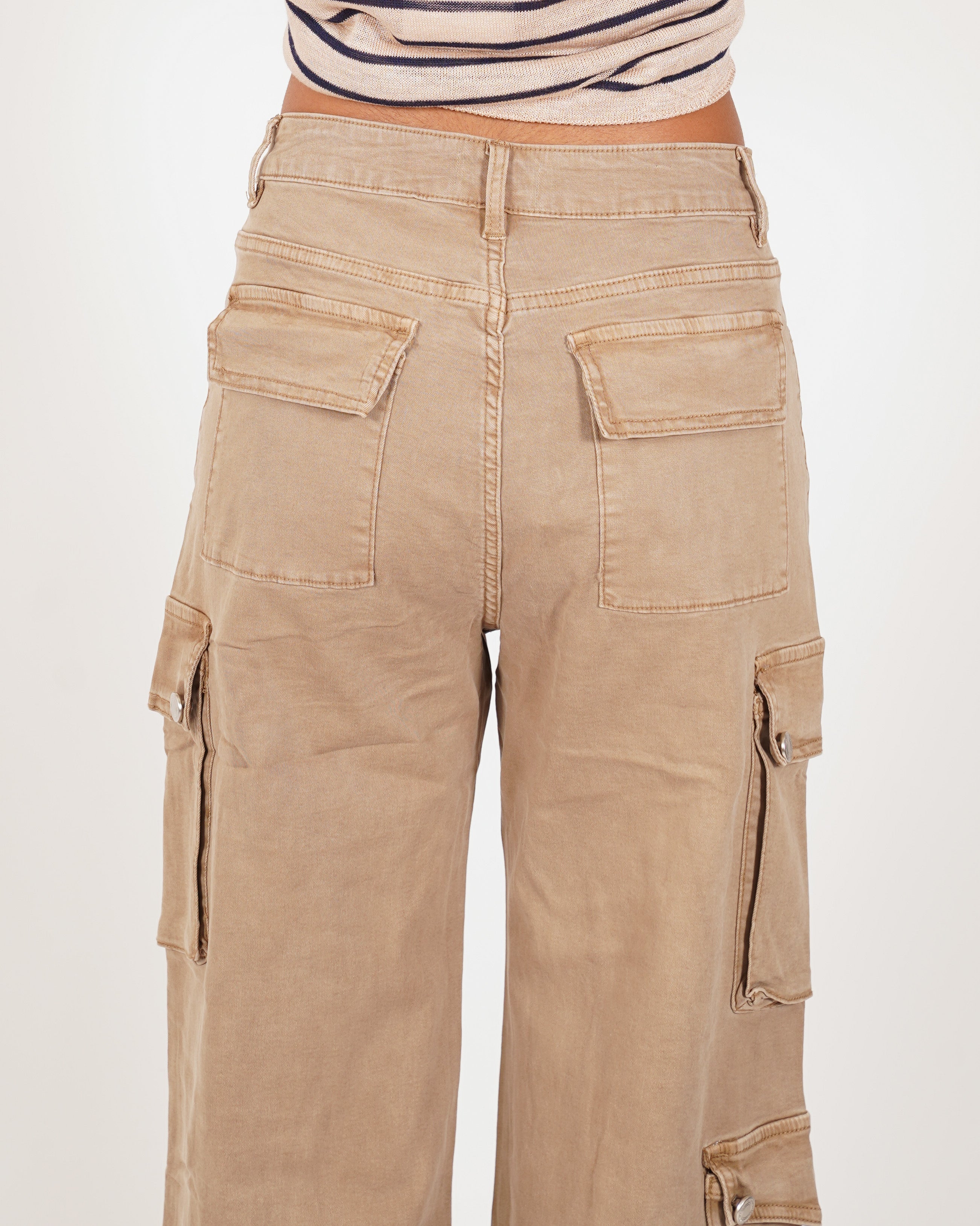 Pantaloni cargo in tessuto di cotone - Arabella