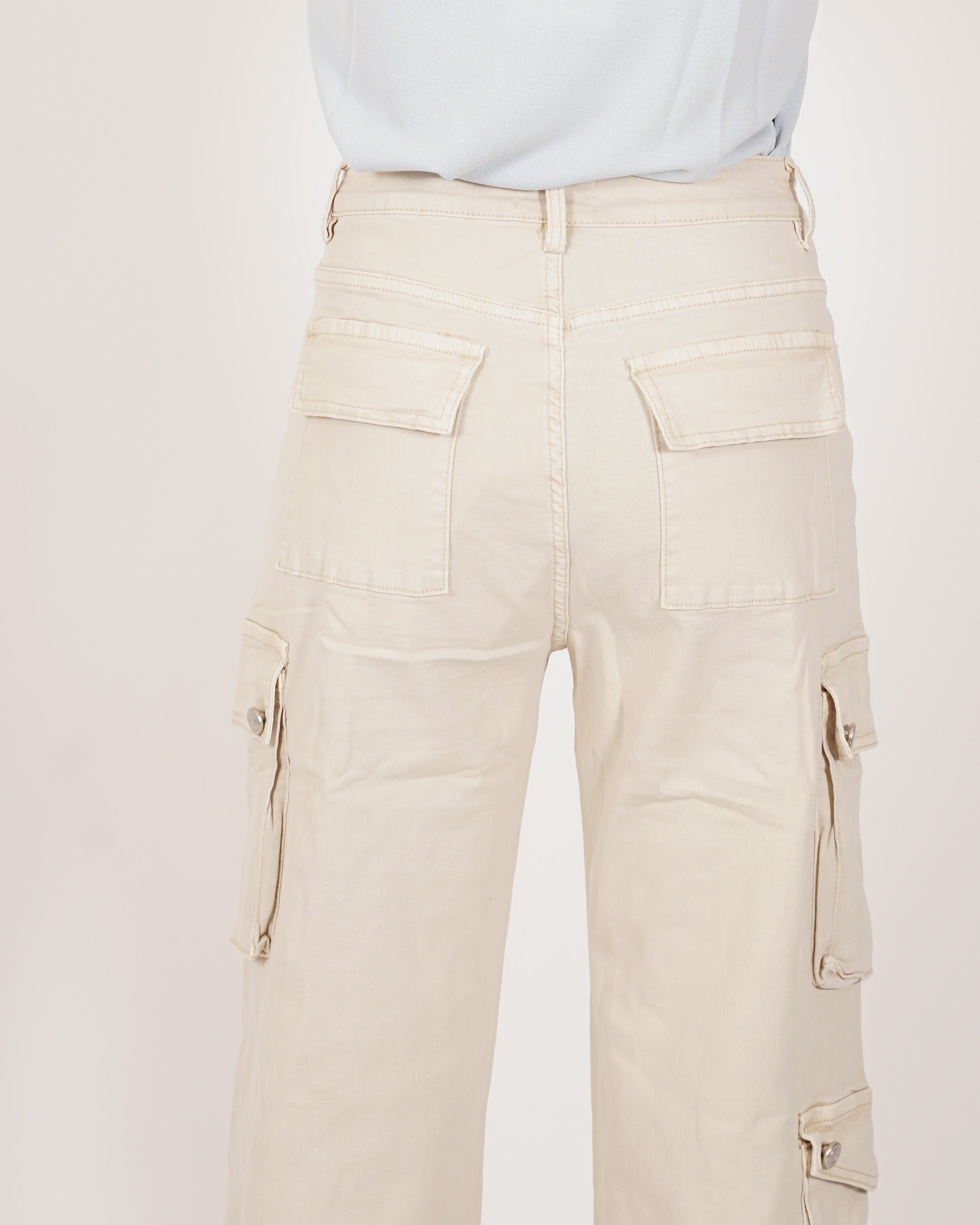 Pantaloni cargo in tessuto di cotone - Arabella