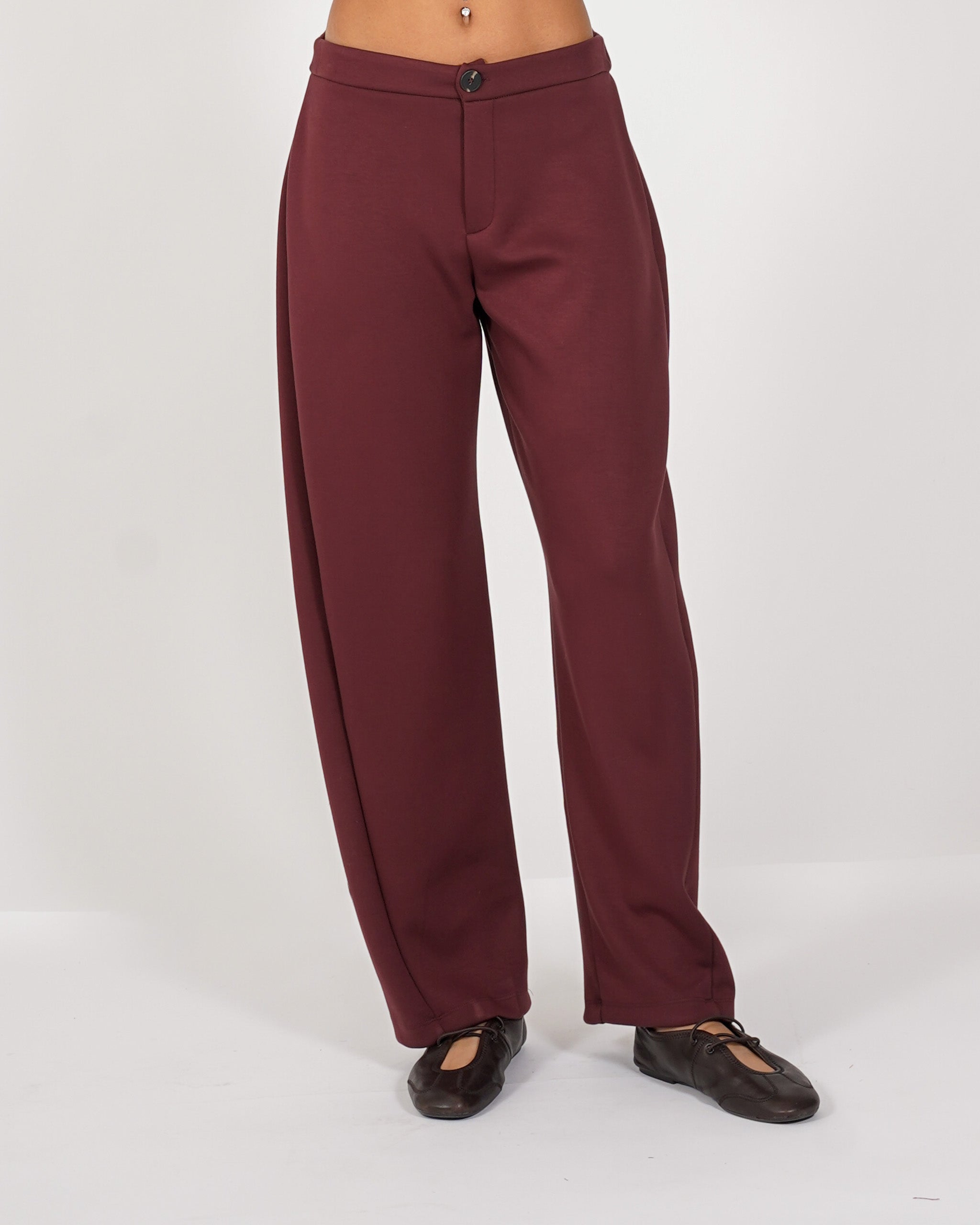 Pantaloni regular fit in felpa - Amorosa