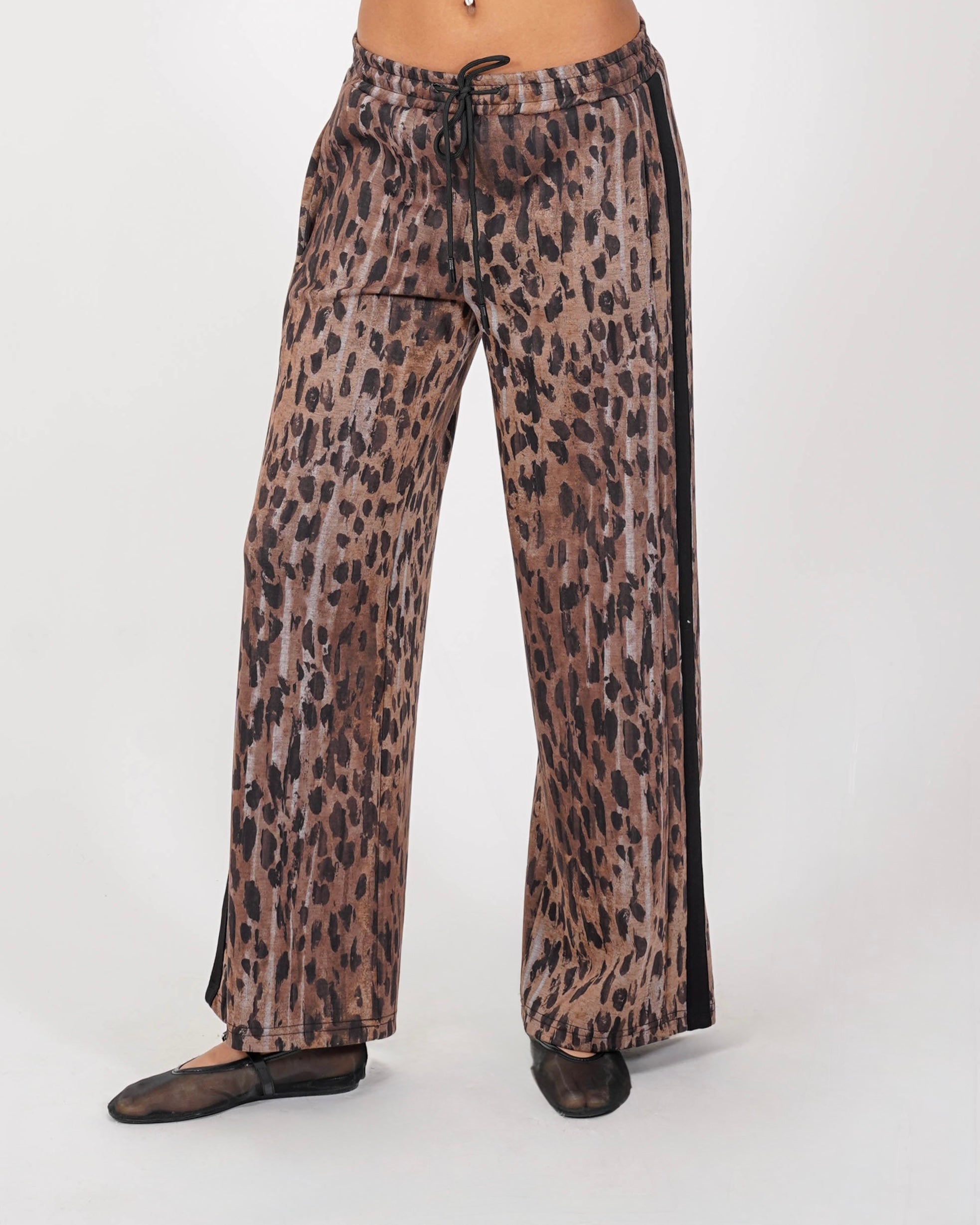 Pantaloni jogger con stampa maculata - Lucia