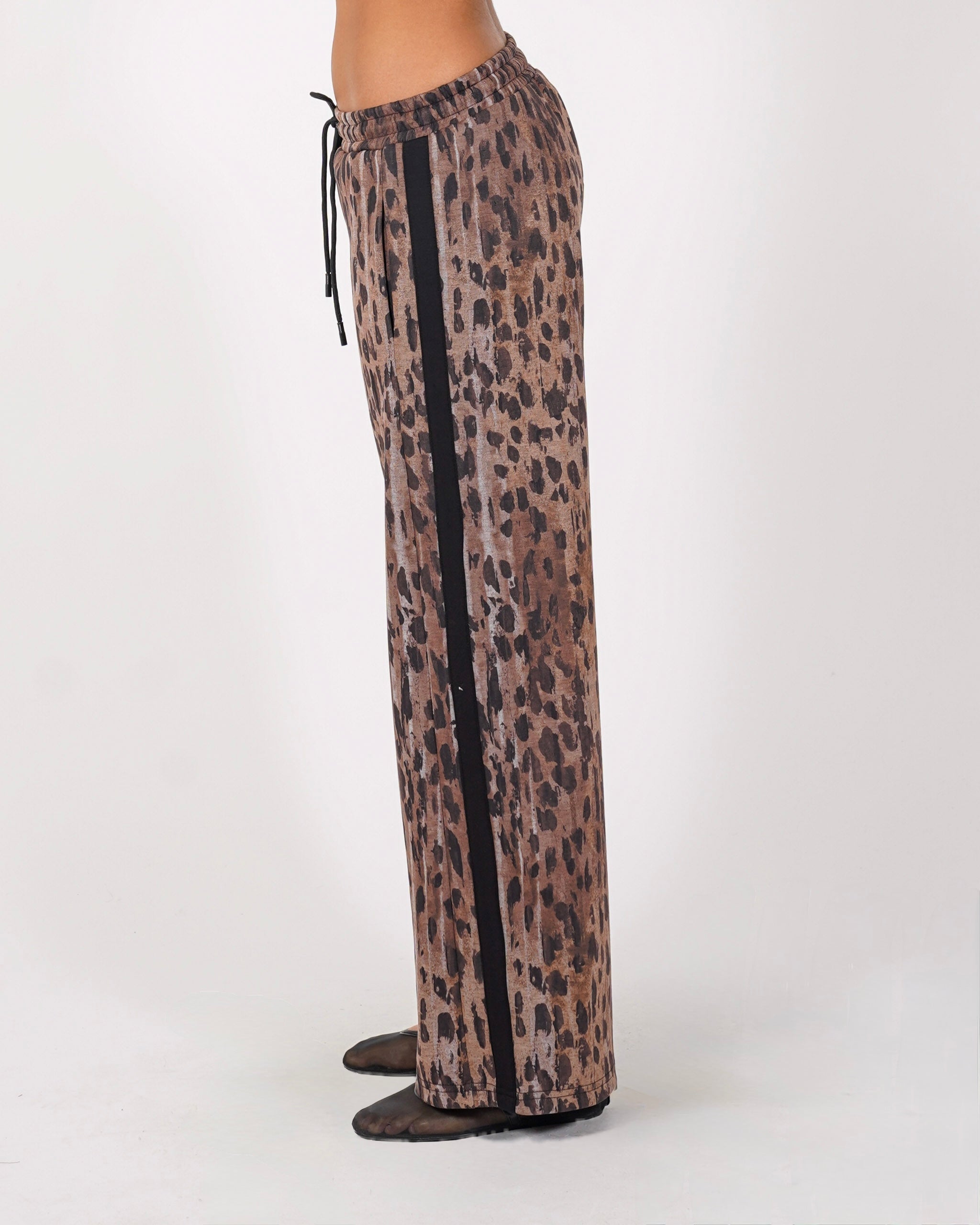 Pantaloni jogger con stampa maculata - Lucia