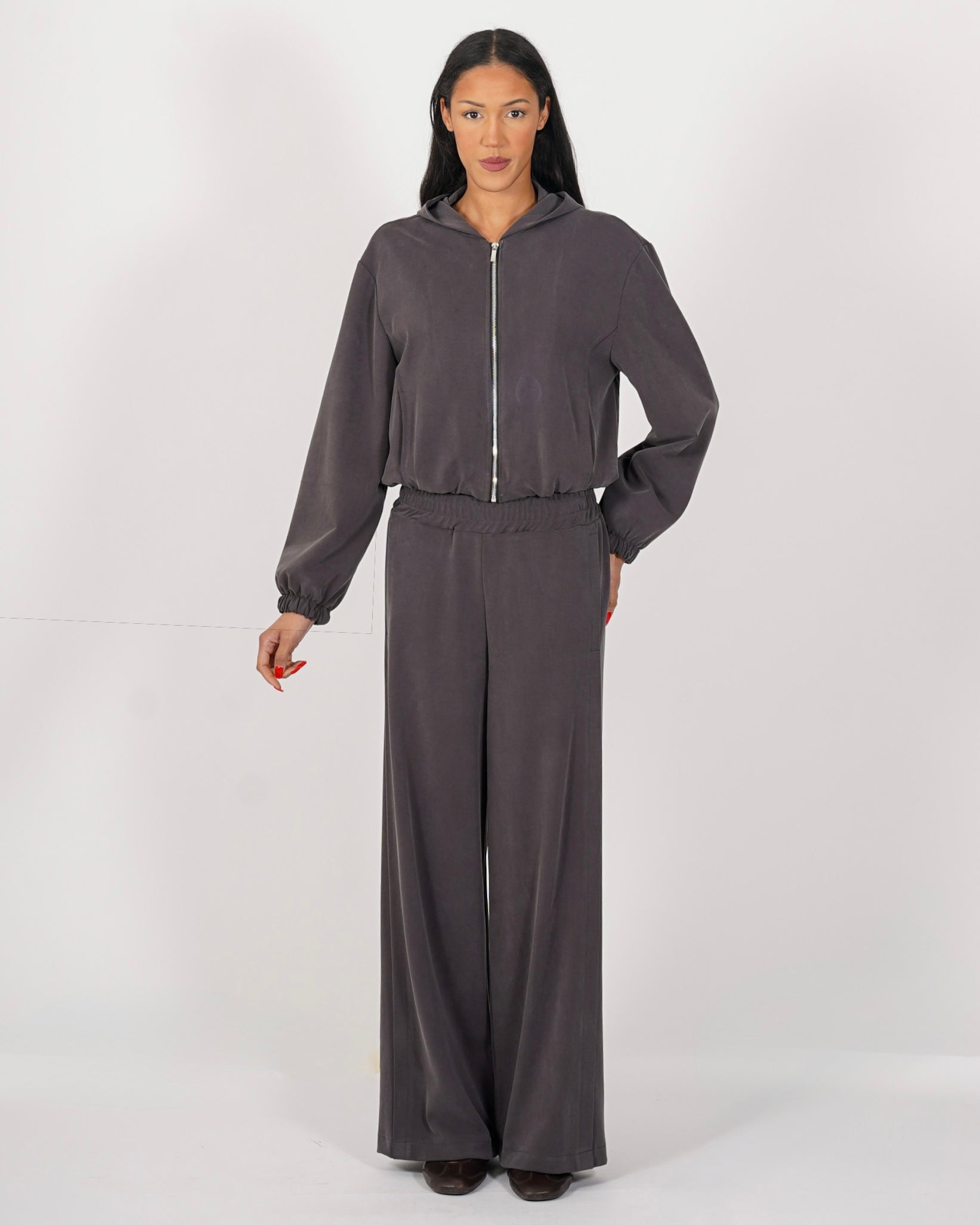 Bomber con zip e tasche - Pastinaca