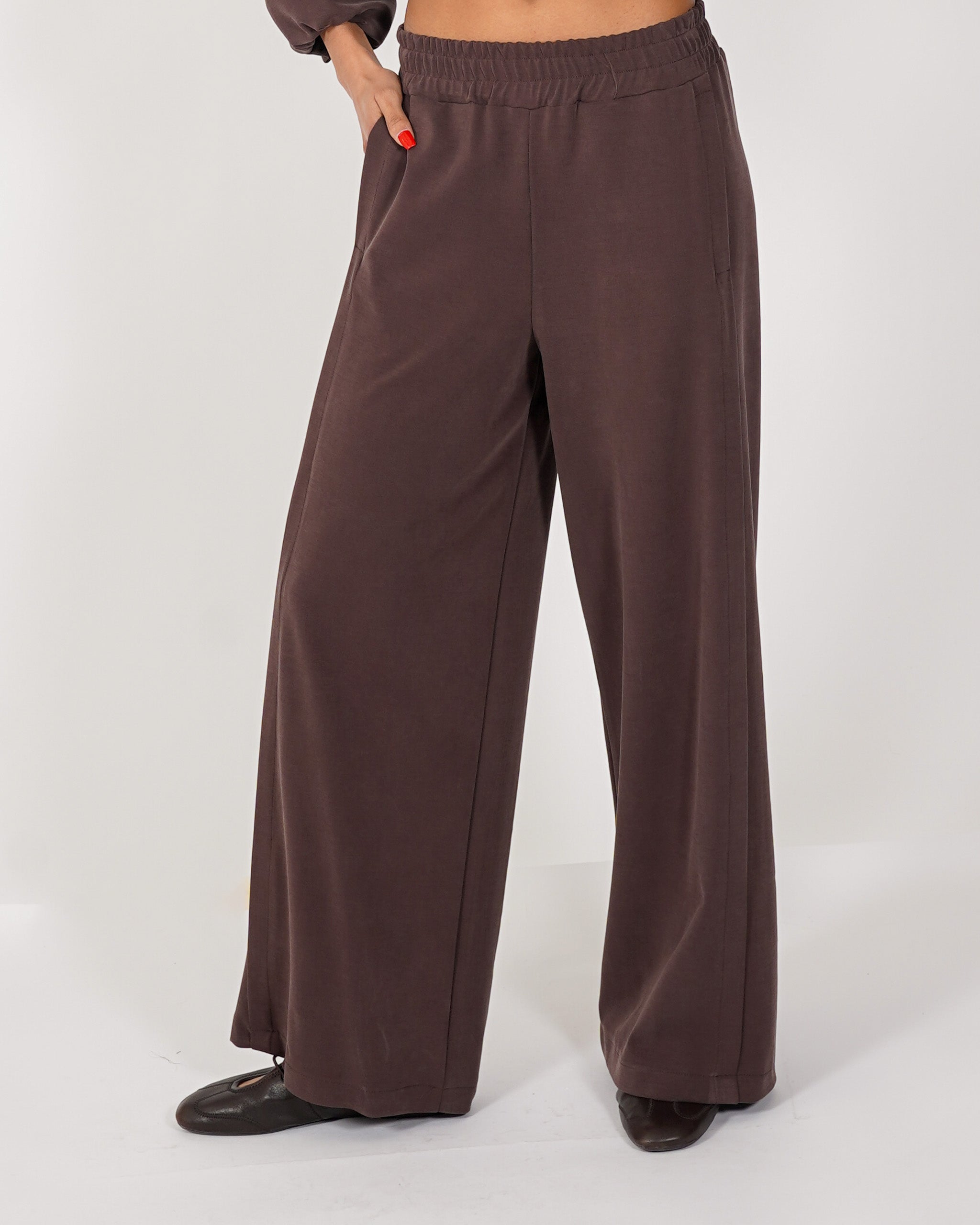 Pantaloni felpa con elastico - Panacea