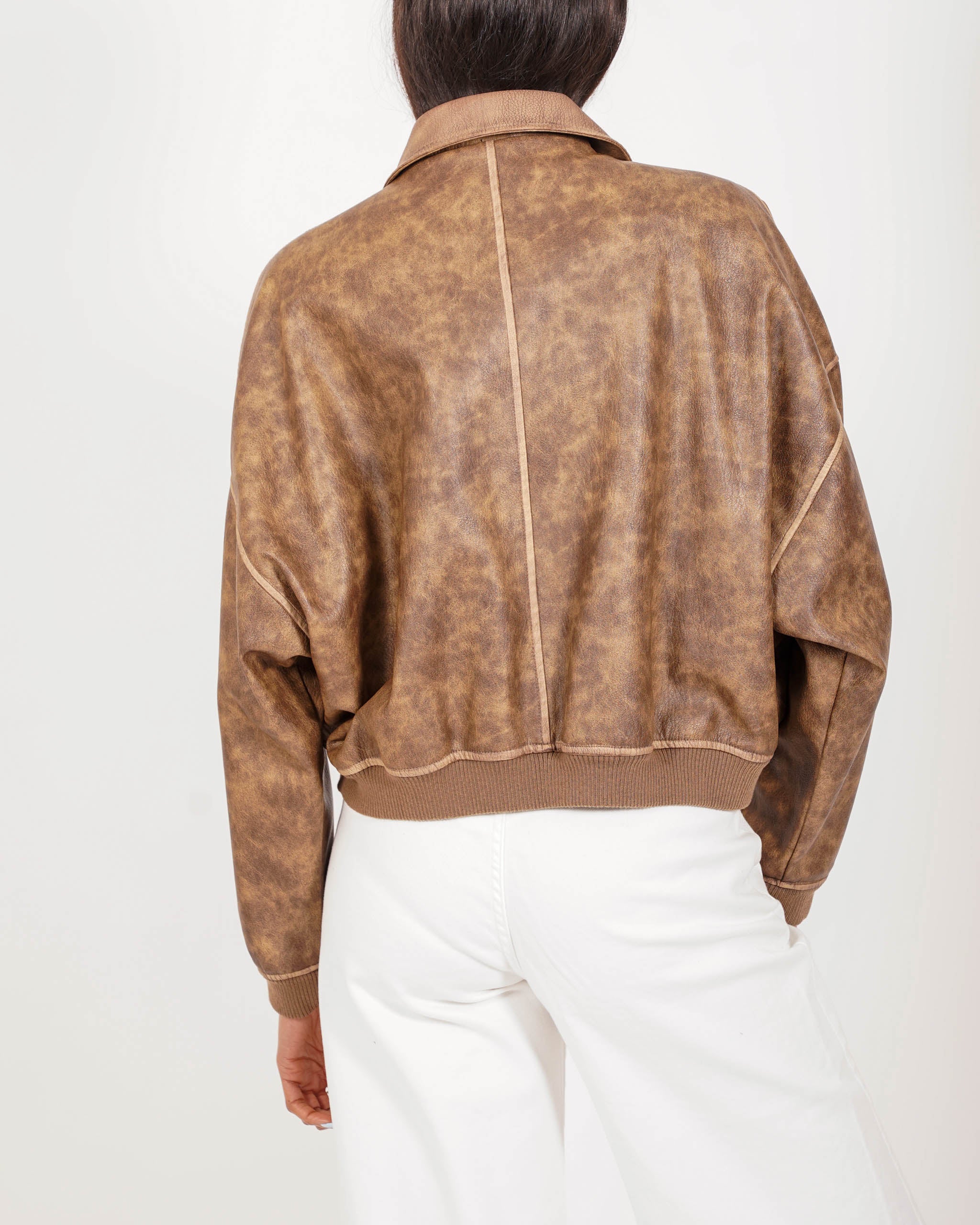 Bomber over in ecopelle - Martini