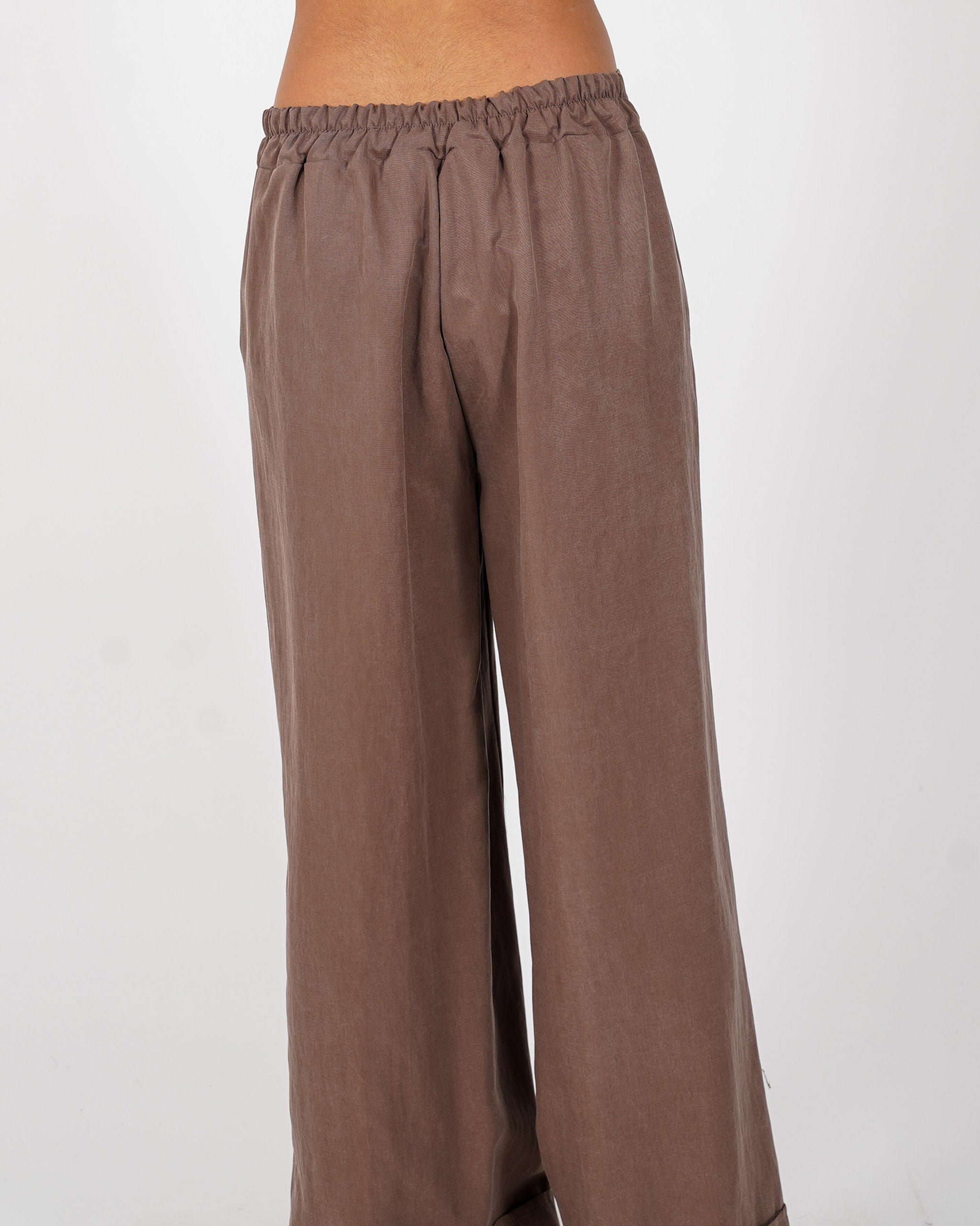 Pantaloni in tessuto fluido gamba larga - Harvej