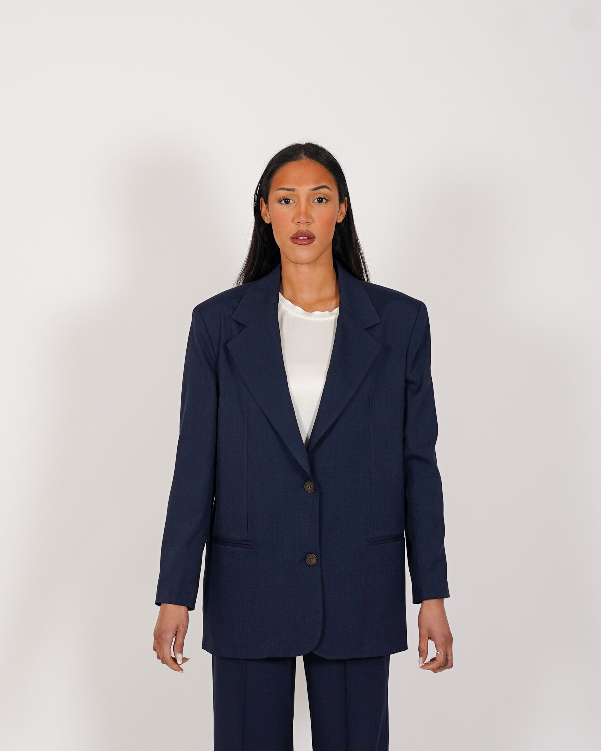 Giacca over monopetto in ecofibra - Adele