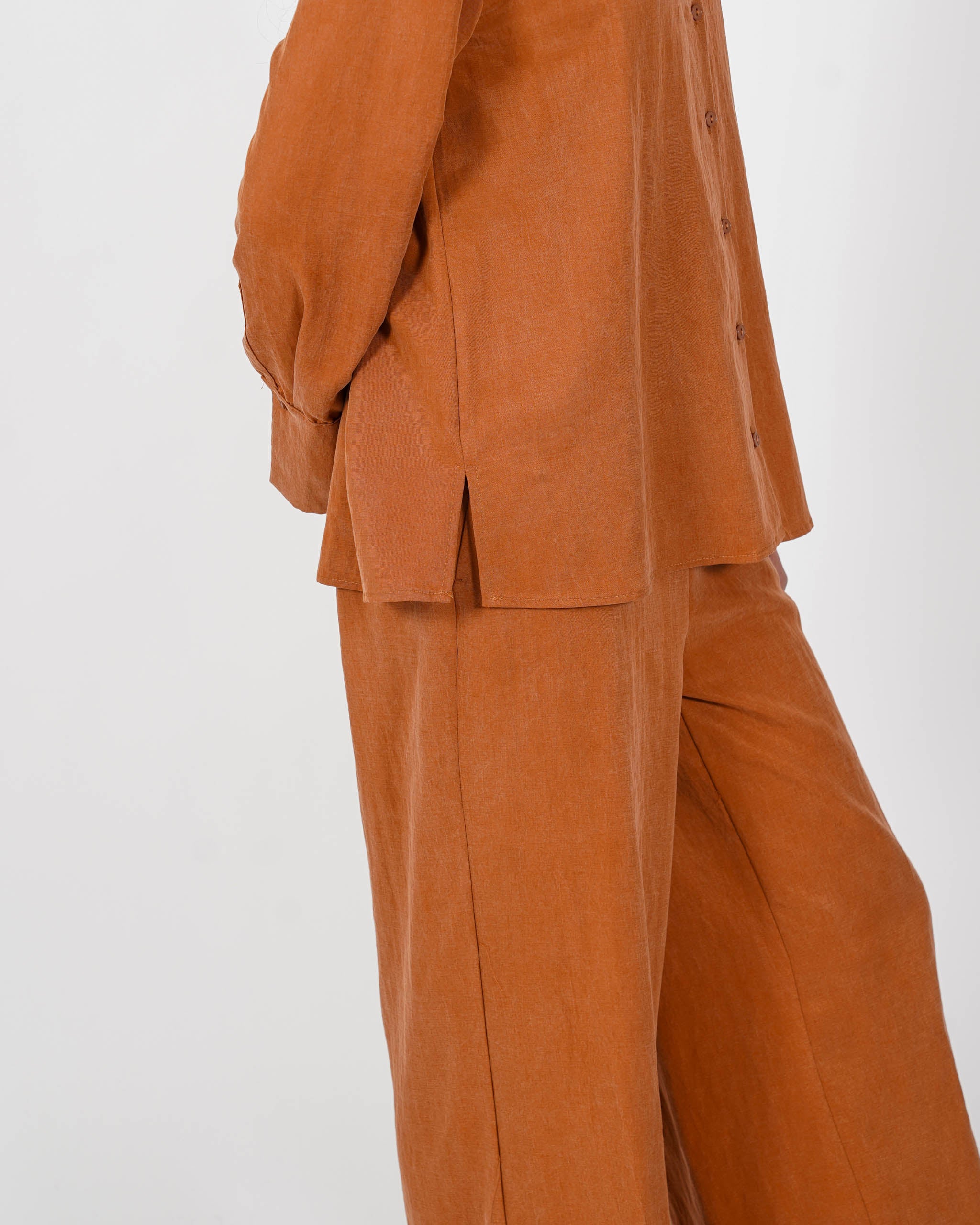 Camicia over con dettaglio sul lato - Desideria