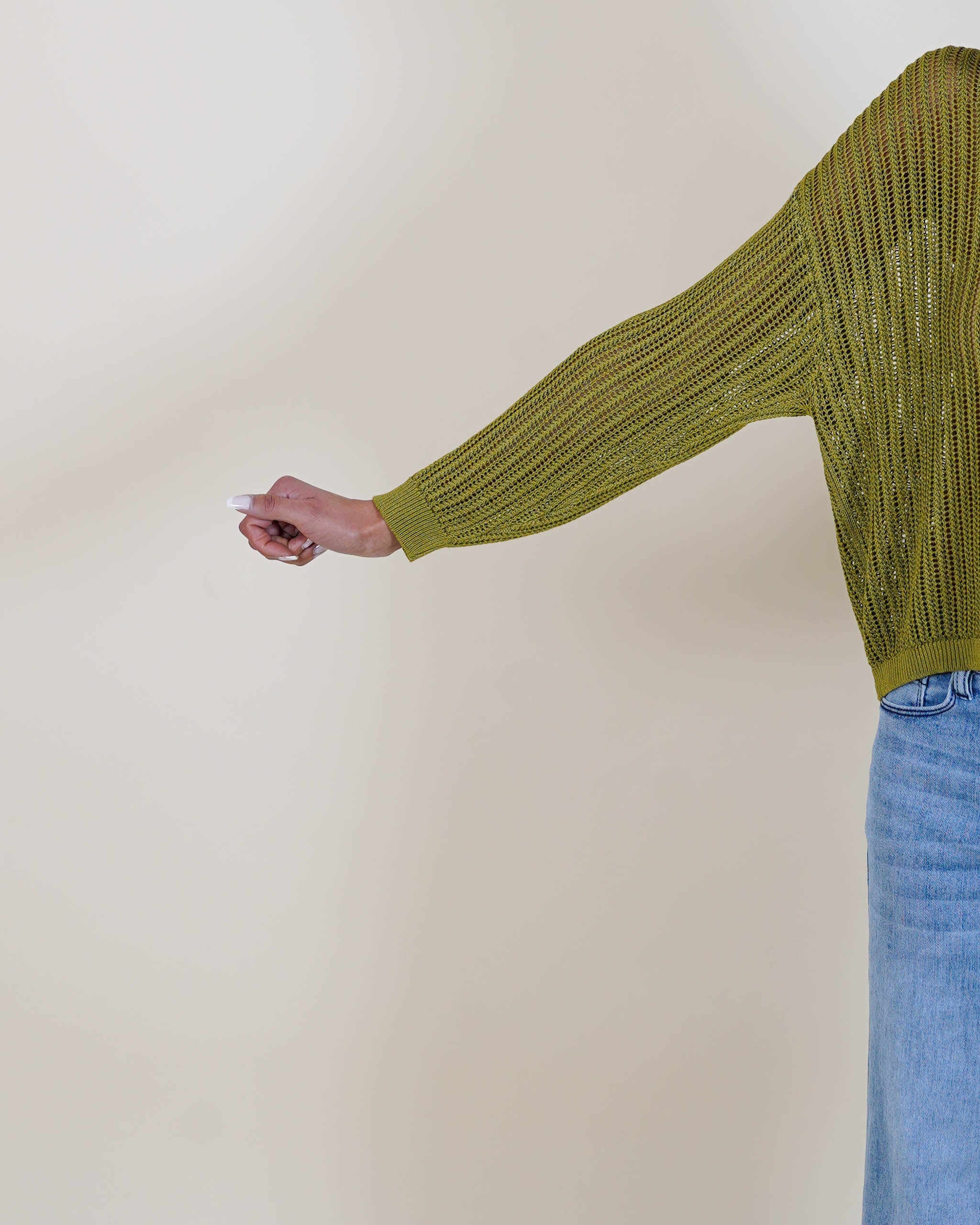 Maglia girocollo traforata - Fuffy