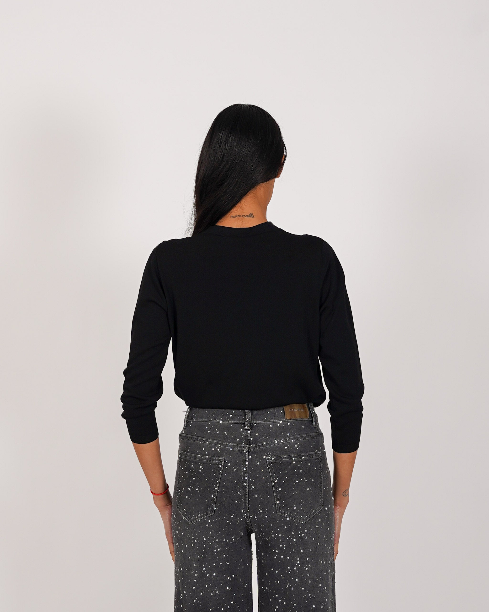 Maglia scollo gronda in mano viscosa - Ferula