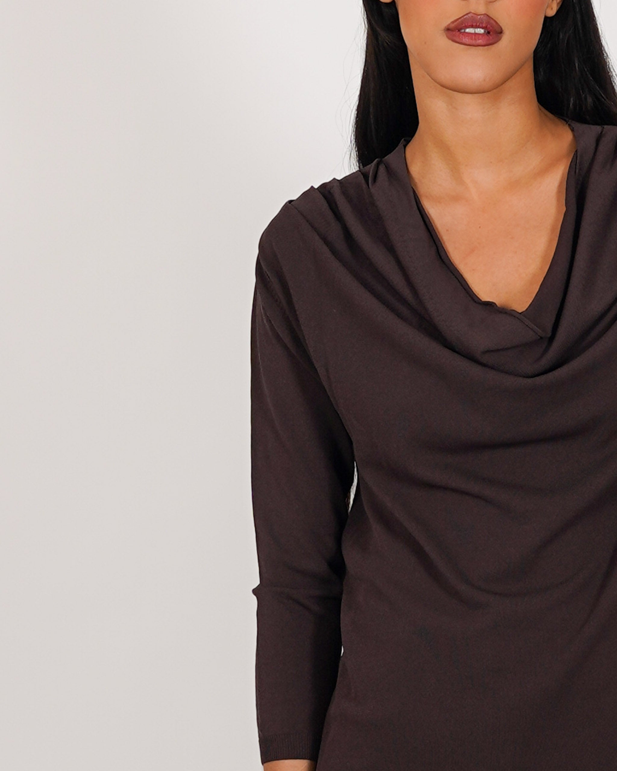 Maglia scollo gronda in mano viscosa - Ferula