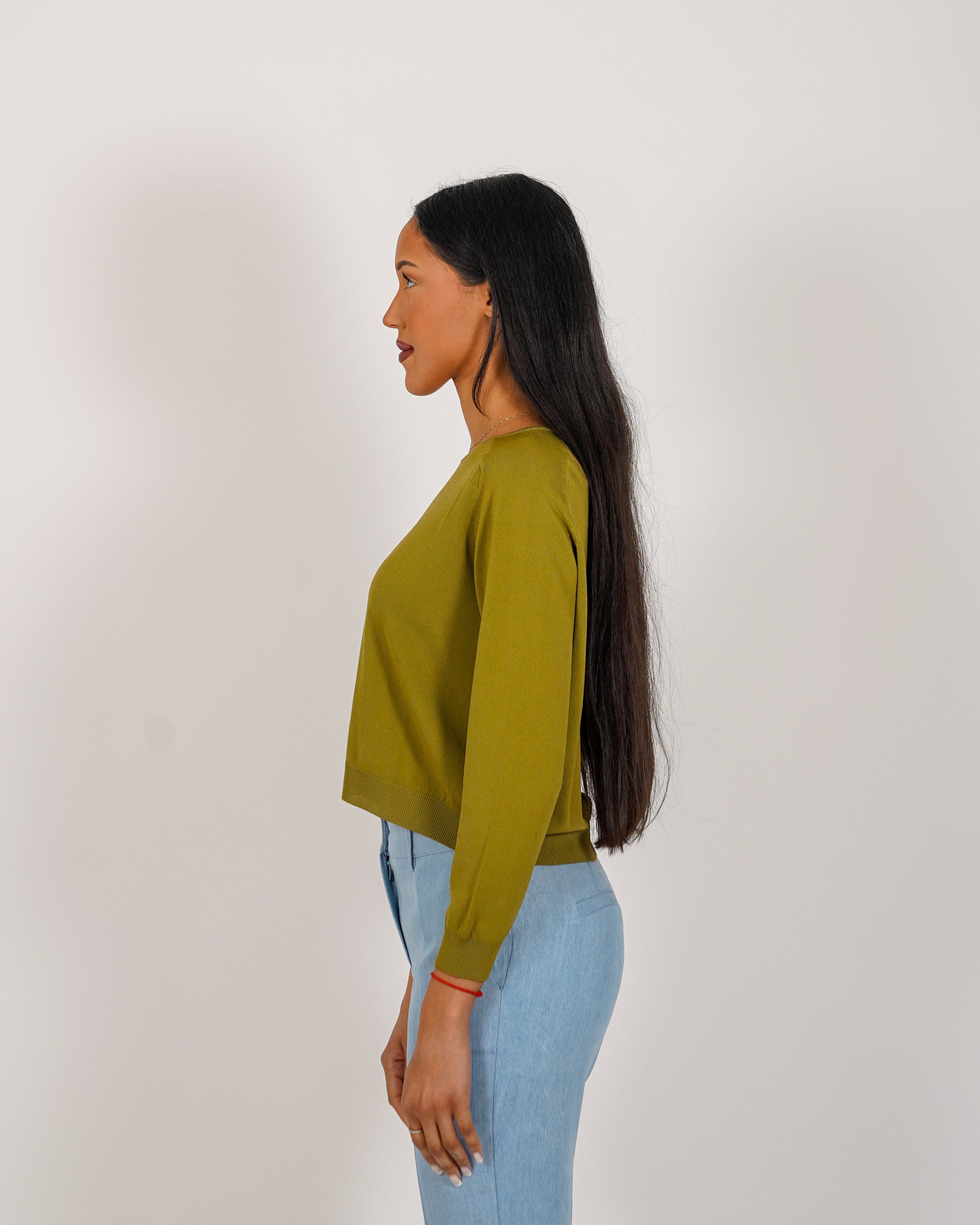 Maglia girocollo in mano viscosa - Fermilde