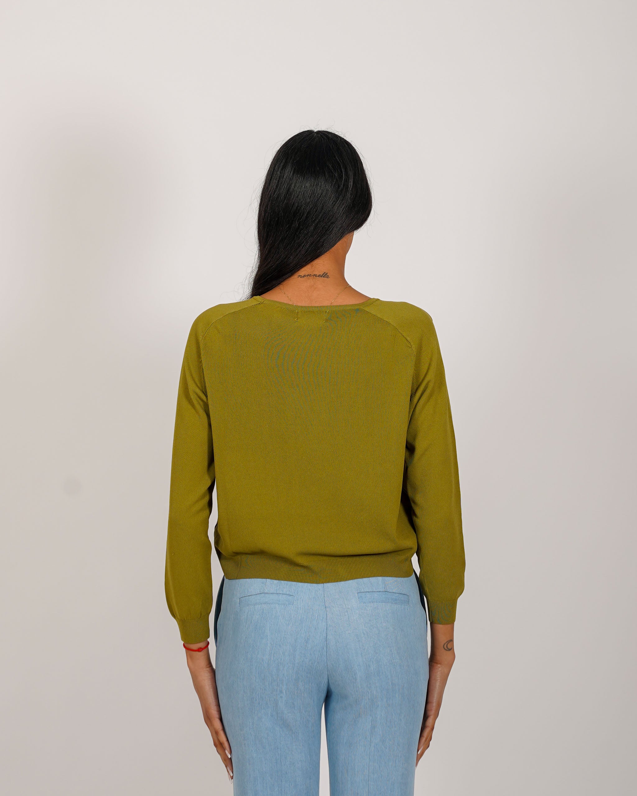 Maglia girocollo in mano viscosa - Fermilde