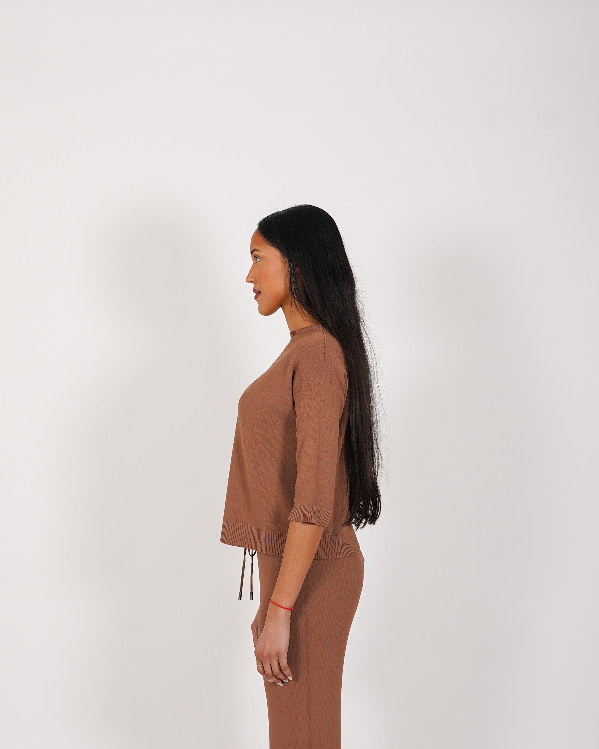 Maglia girocollo in mano viscosa - Oderica