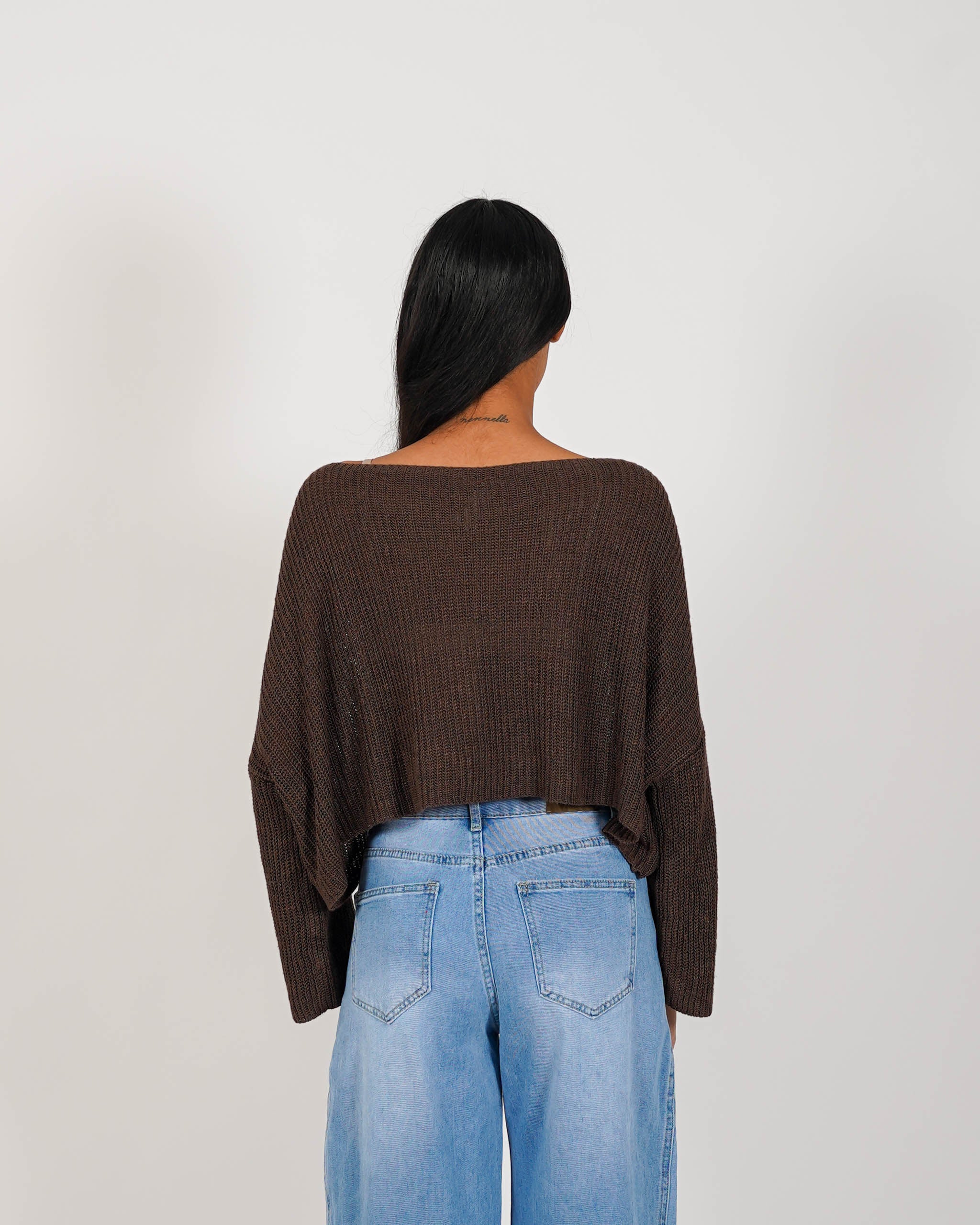 Maglia girocollo in cotone - Zenobia