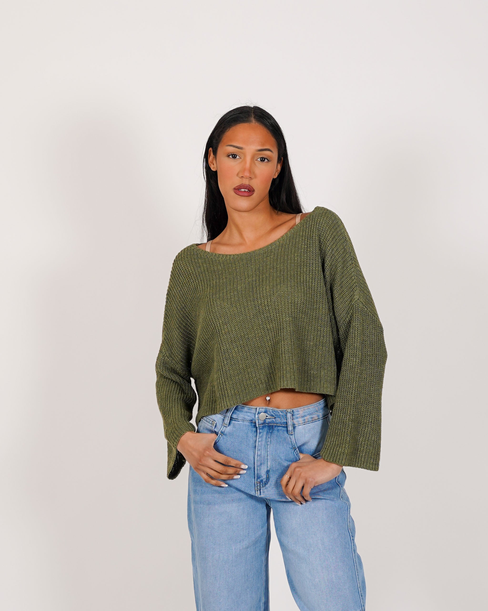 Maglia girocollo in cotone - Zenobia