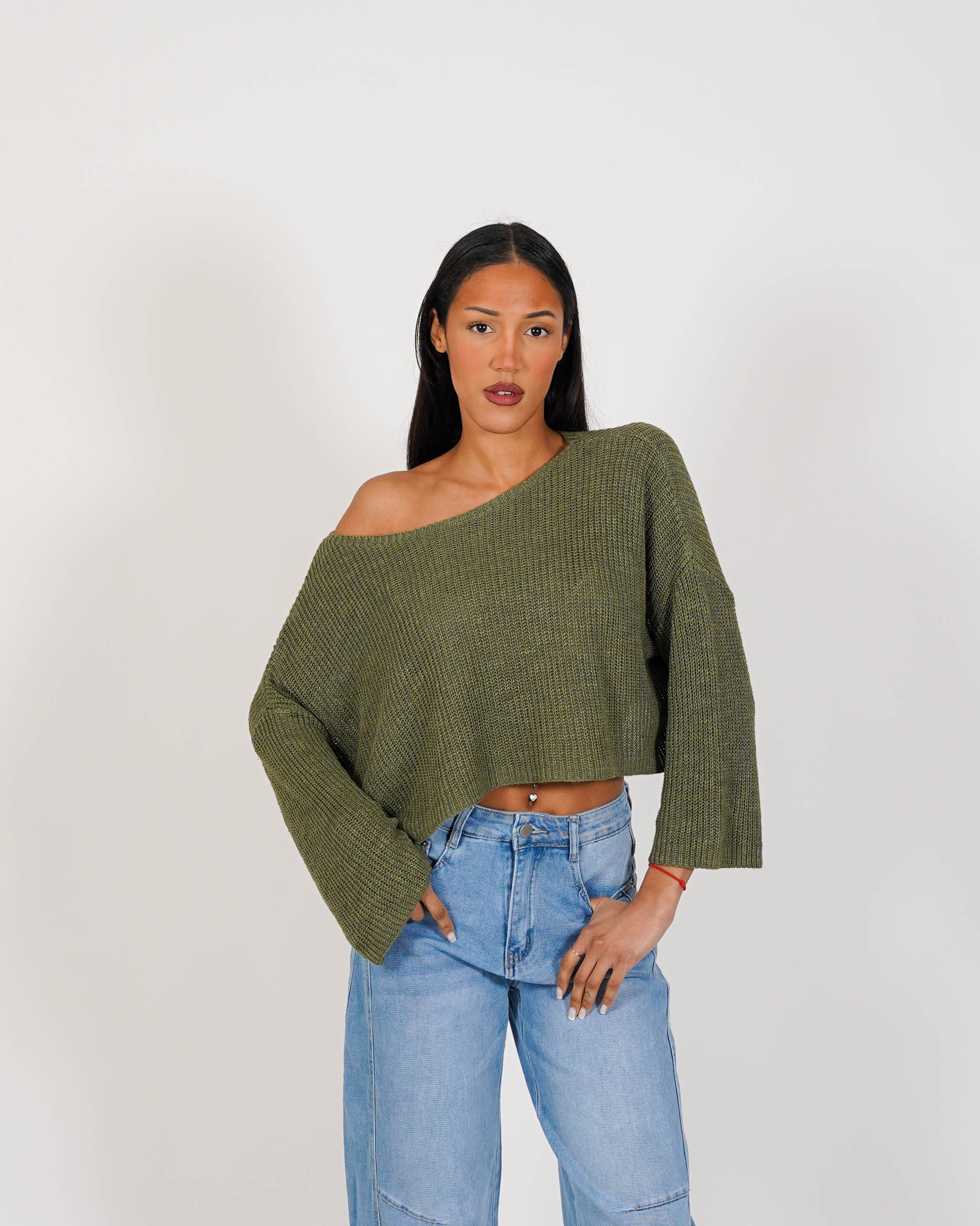 Maglia girocollo in cotone - Zenobia