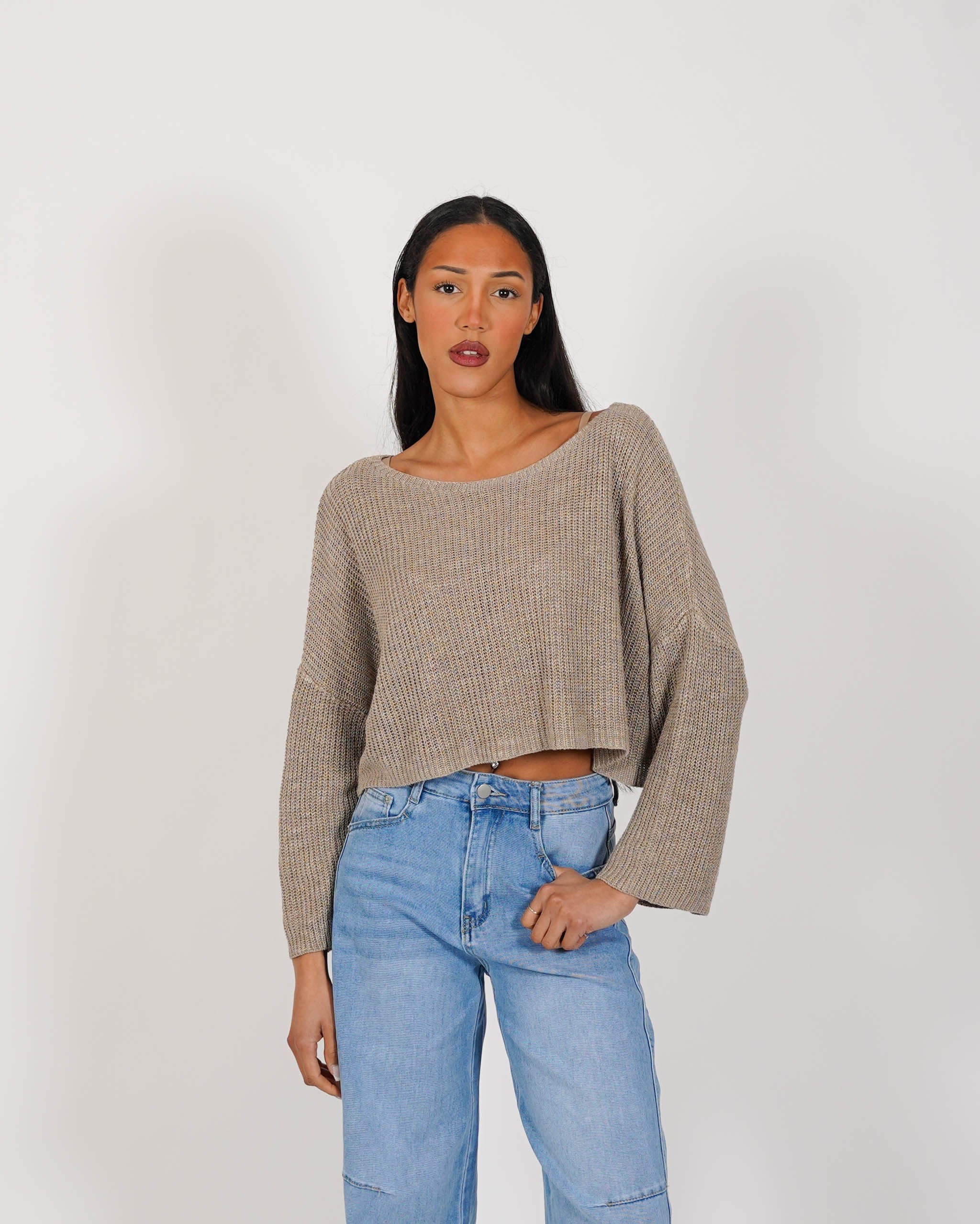 Maglia girocollo in cotone - Zenobia