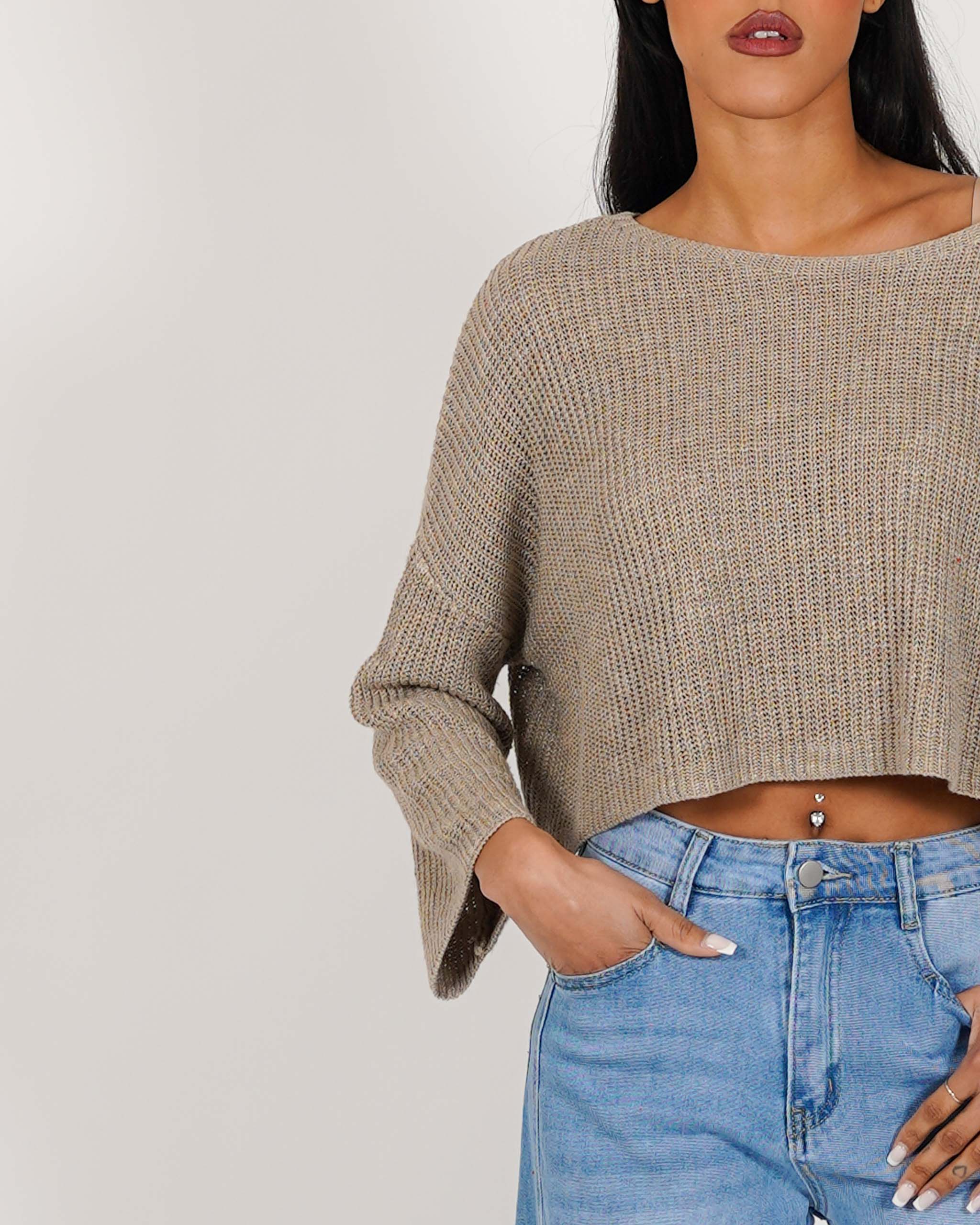 Maglia girocollo in cotone - Zenobia