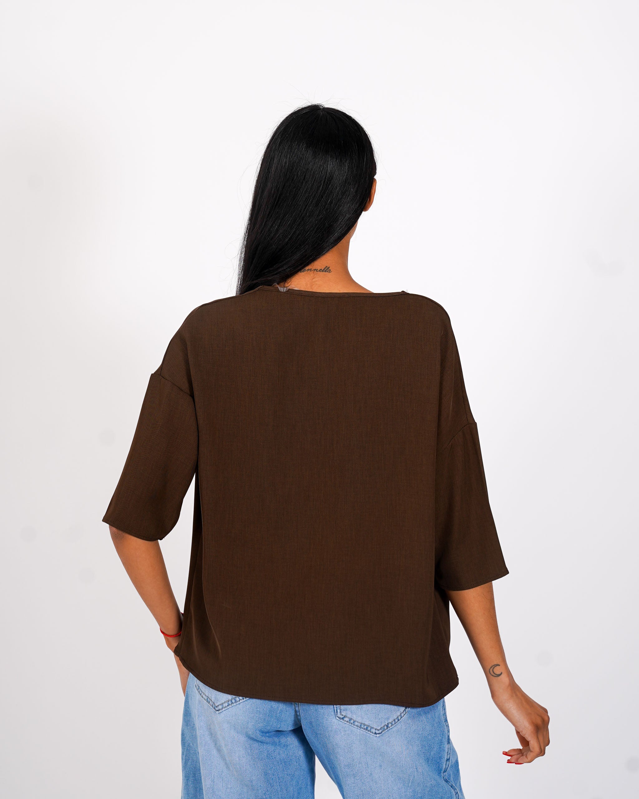 Felpa over con collo a gronda - Gaudienza