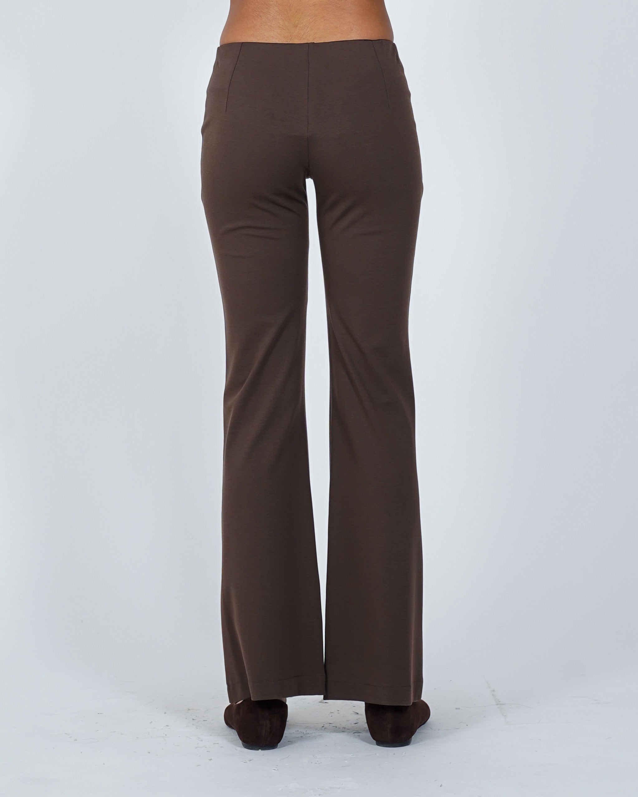 Pantaloni slim fit con elastico in ecofibra - Saladina