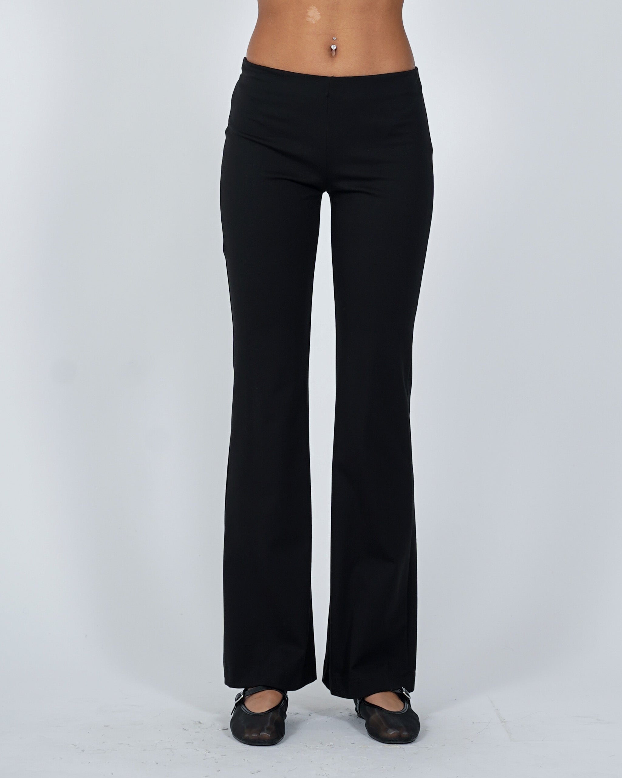 Pantaloni slim fit con elastico in ecofibra - Saladina