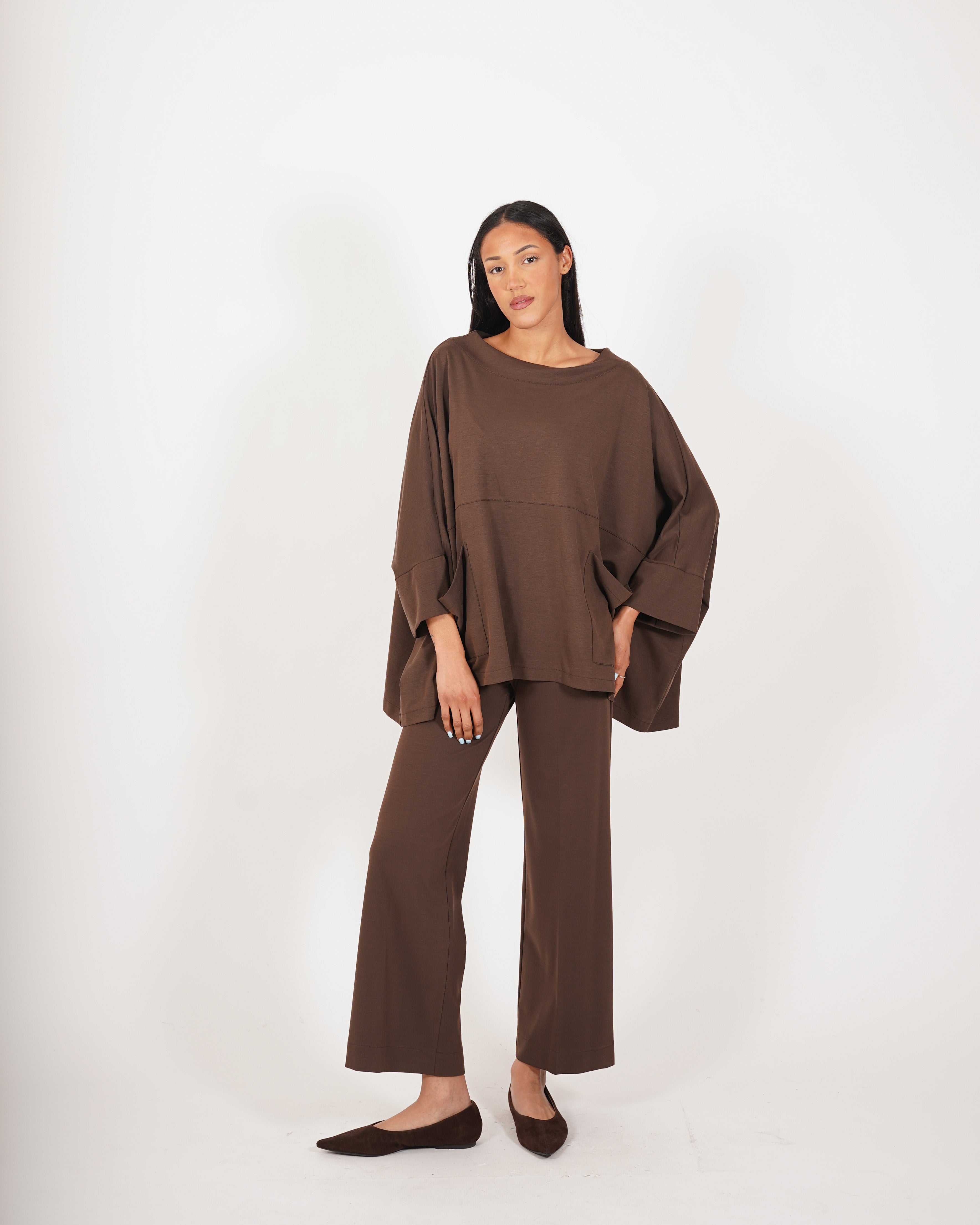 Pantaloni cropped in cotone regular fit - Durango