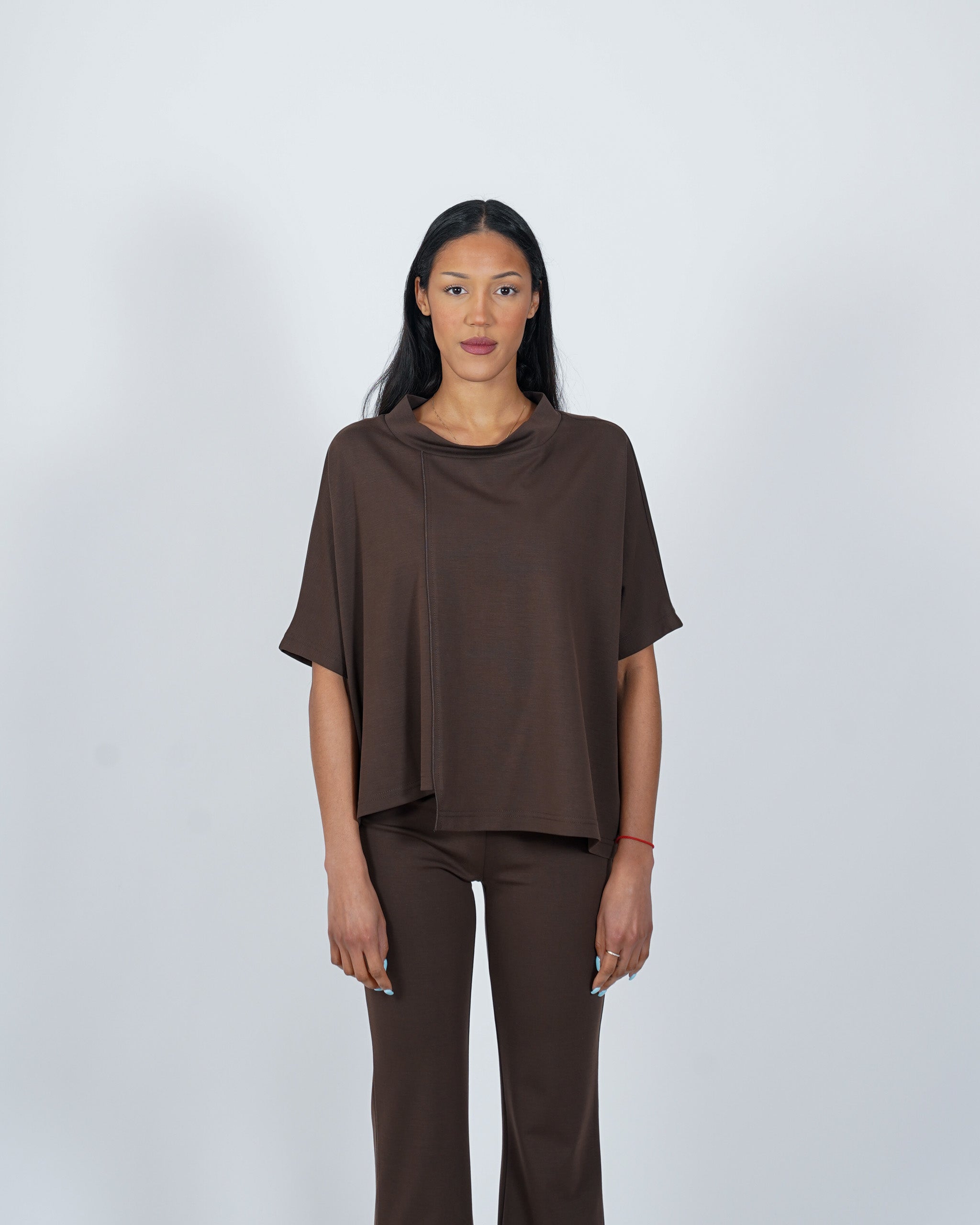 Blusa over asimmetrica - Santina
