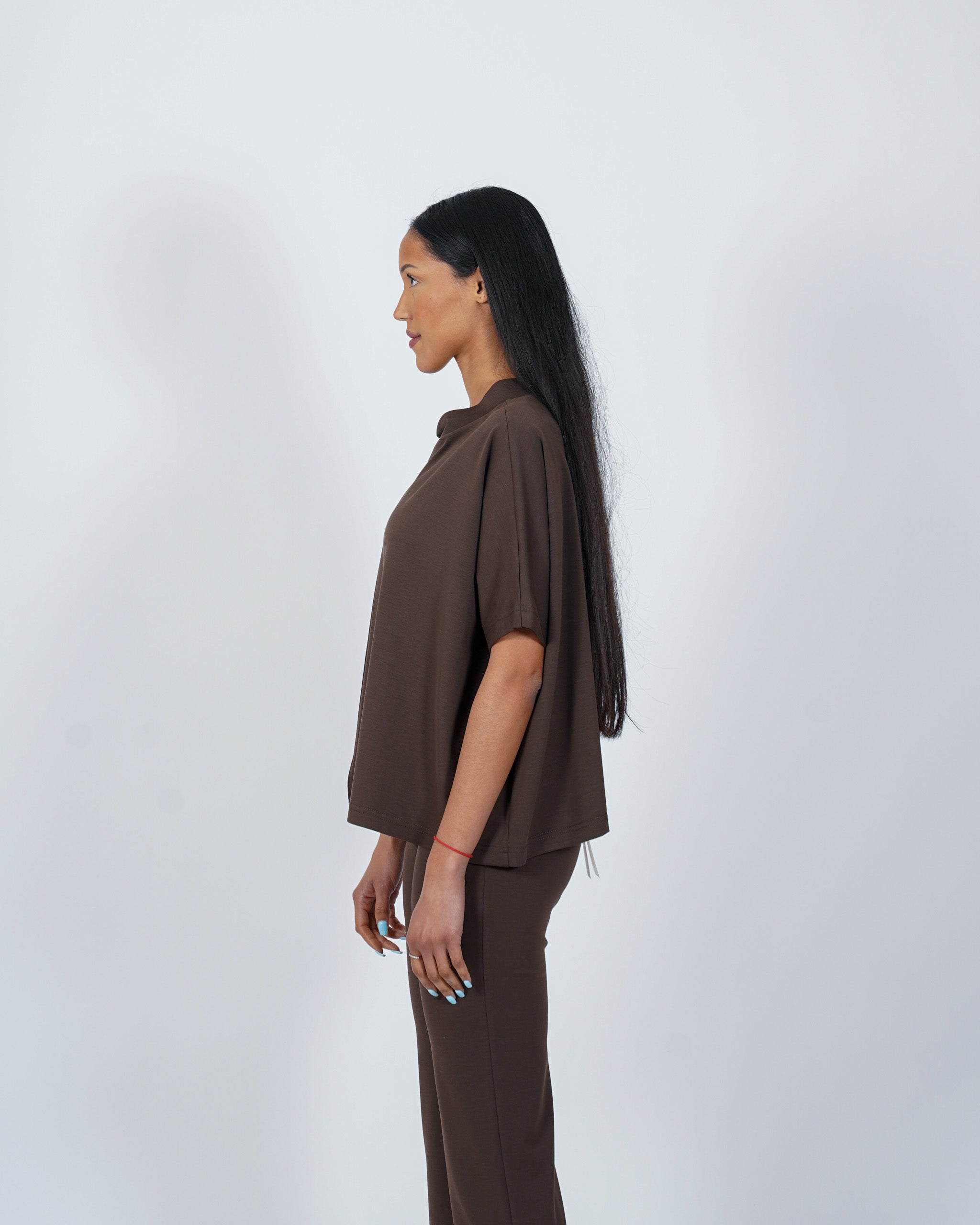 Blusa over asimmetrica - Santina