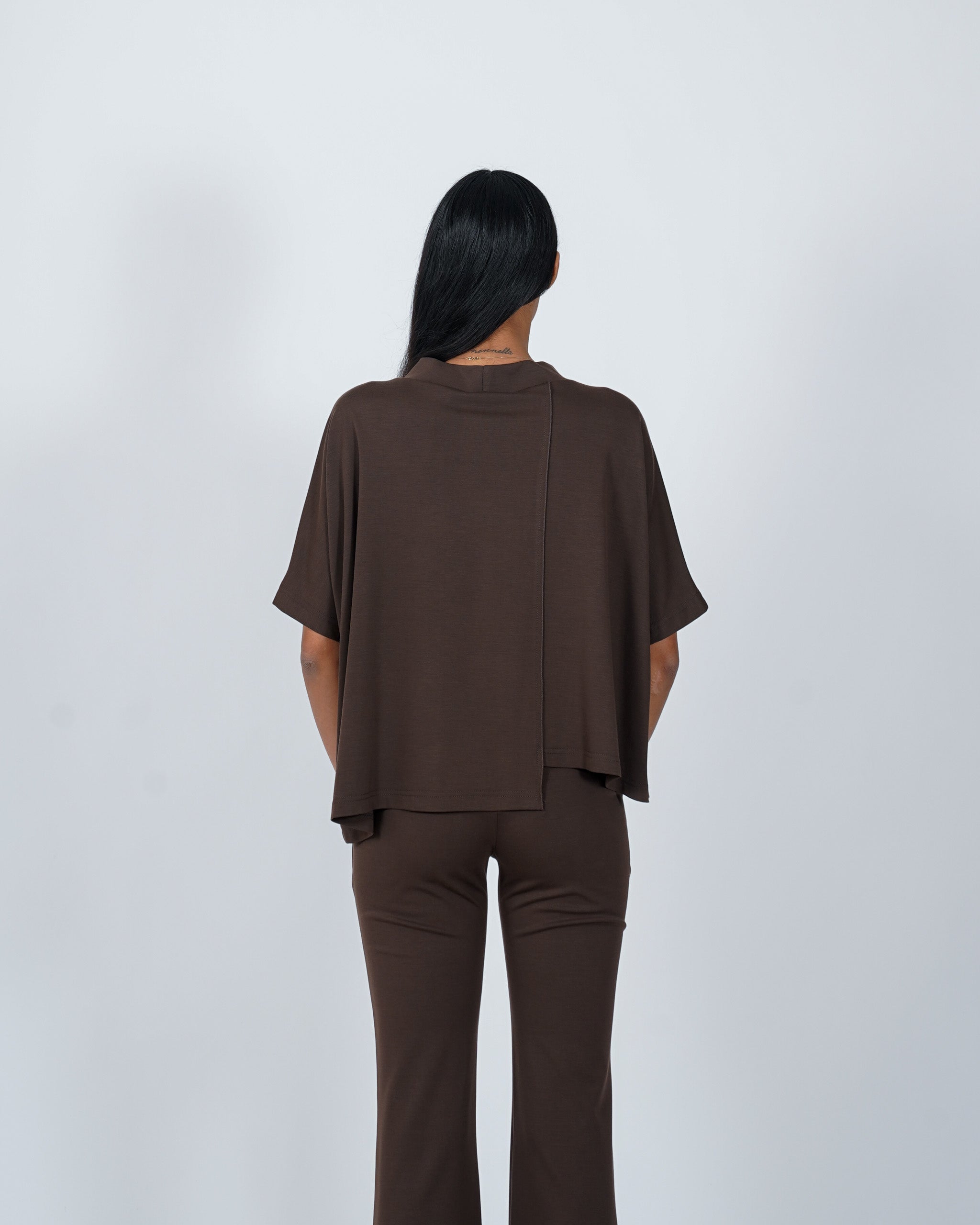 Blusa over asimmetrica - Santina