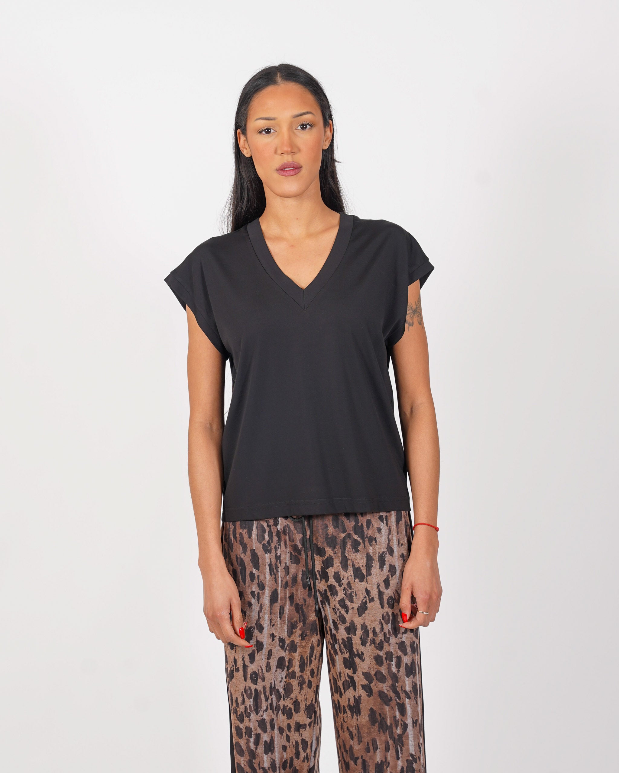 Shirt scollo a v regular fit - Semplice