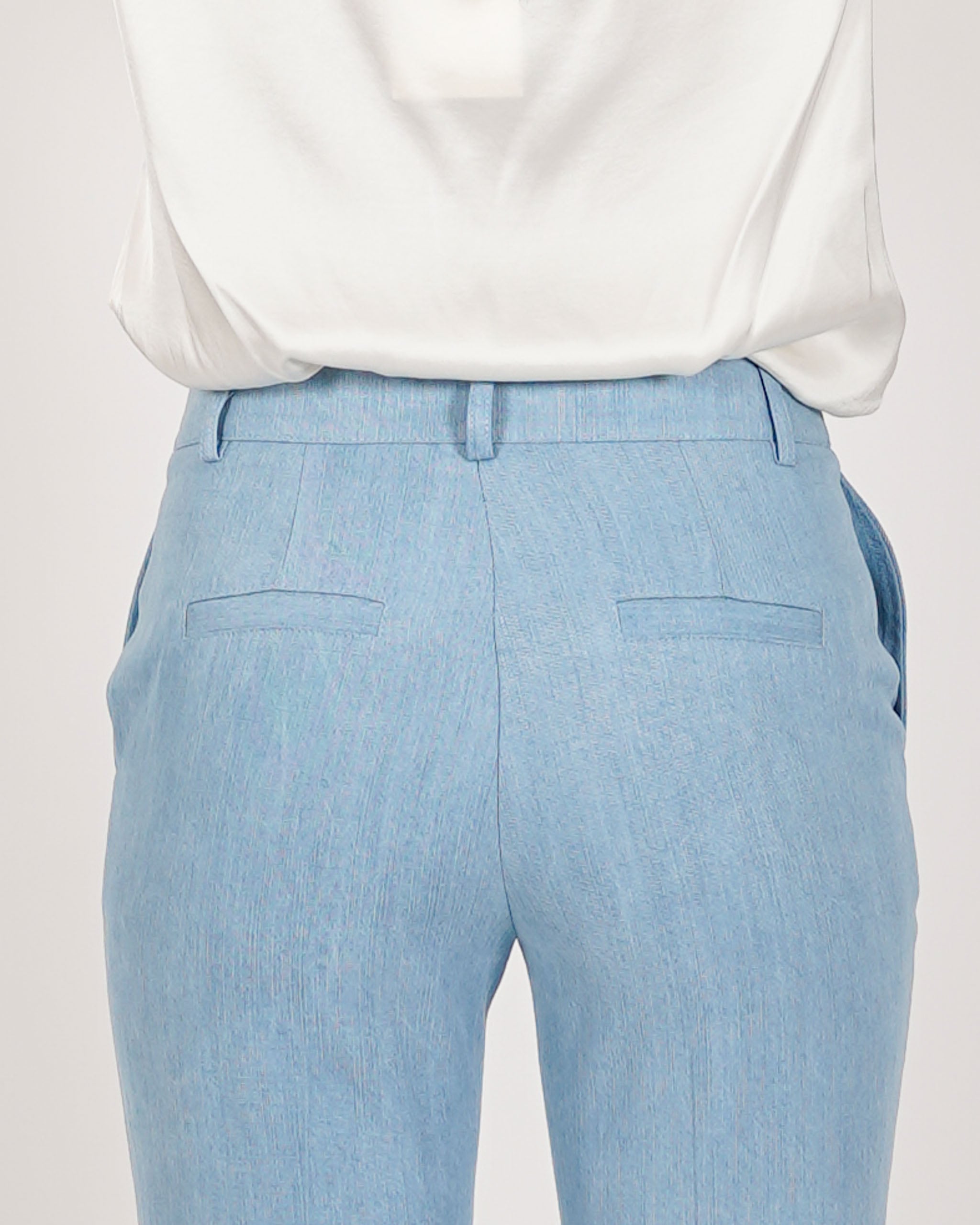 Jeans balloon fit in tessuto chambray - Limata