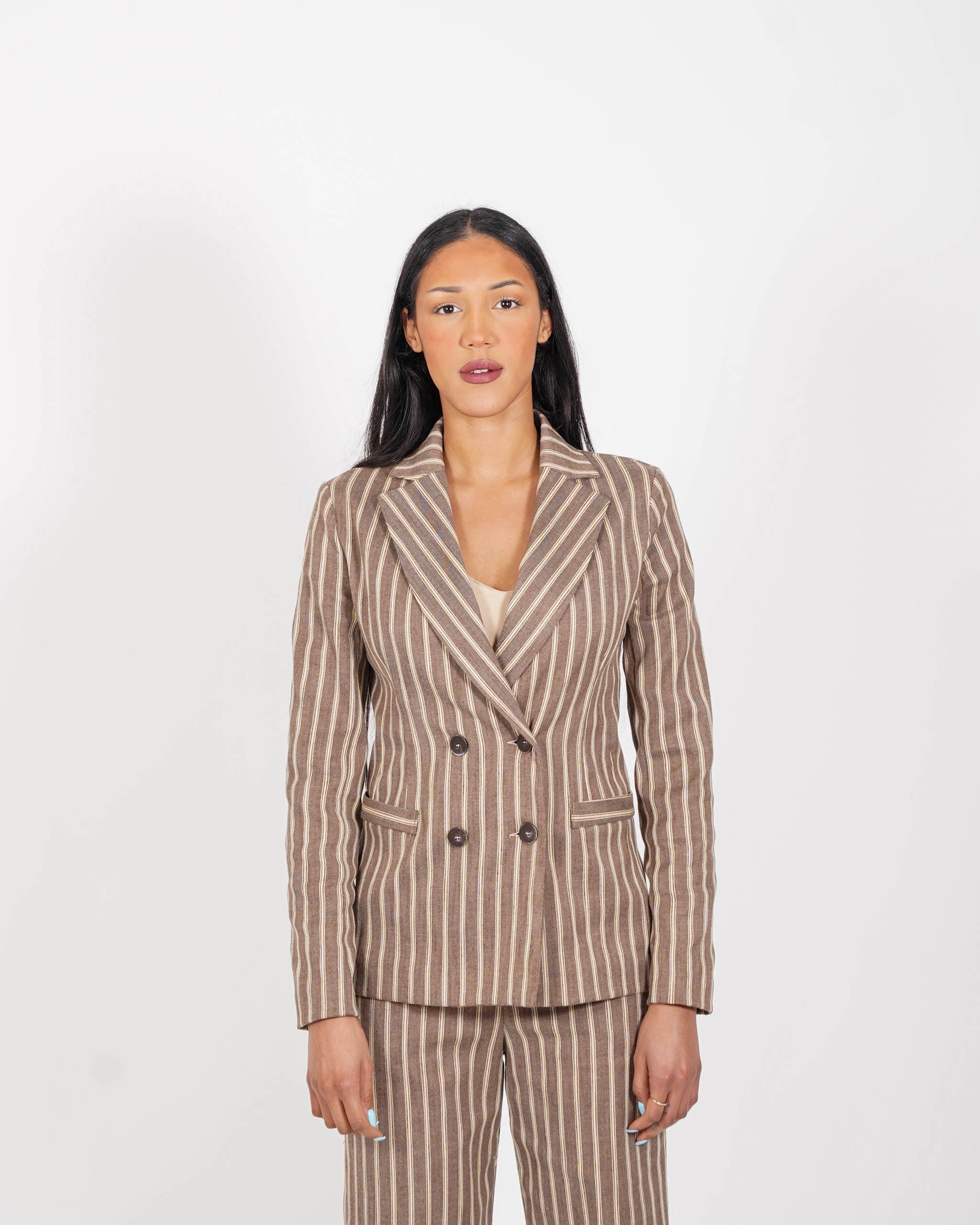 Giacca doppio petto gessata - Guatapè