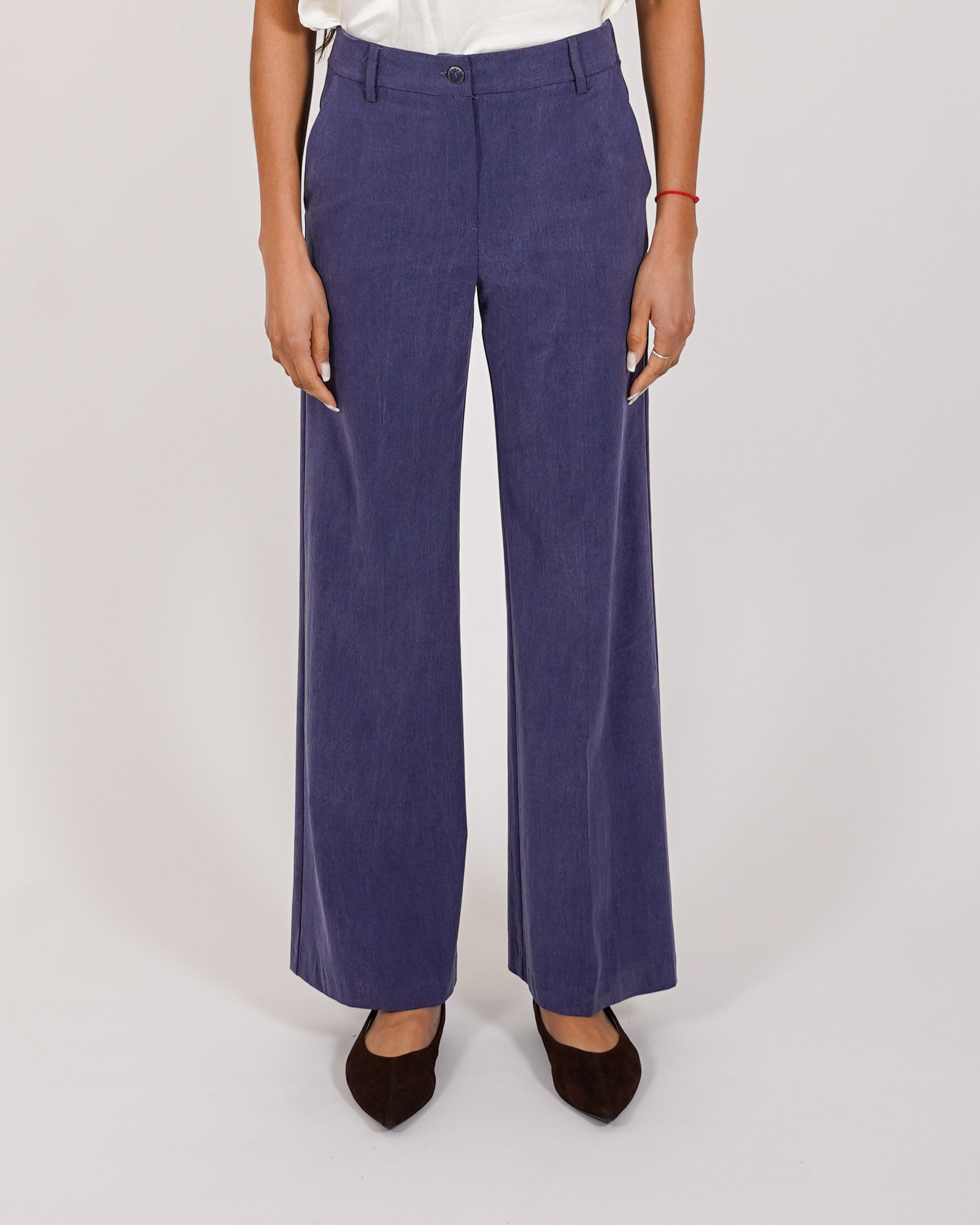 Pantaloni gamba larga in denim - Talanga