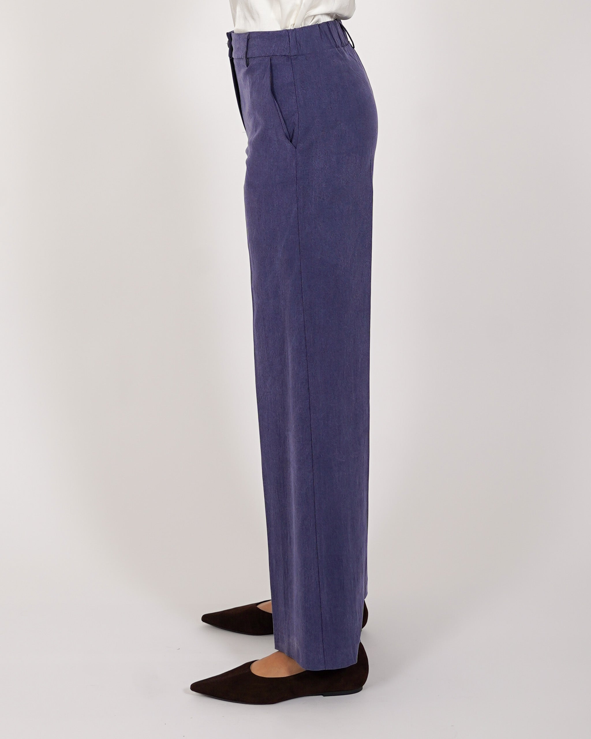 Pantaloni gamba larga in denim - Talanga