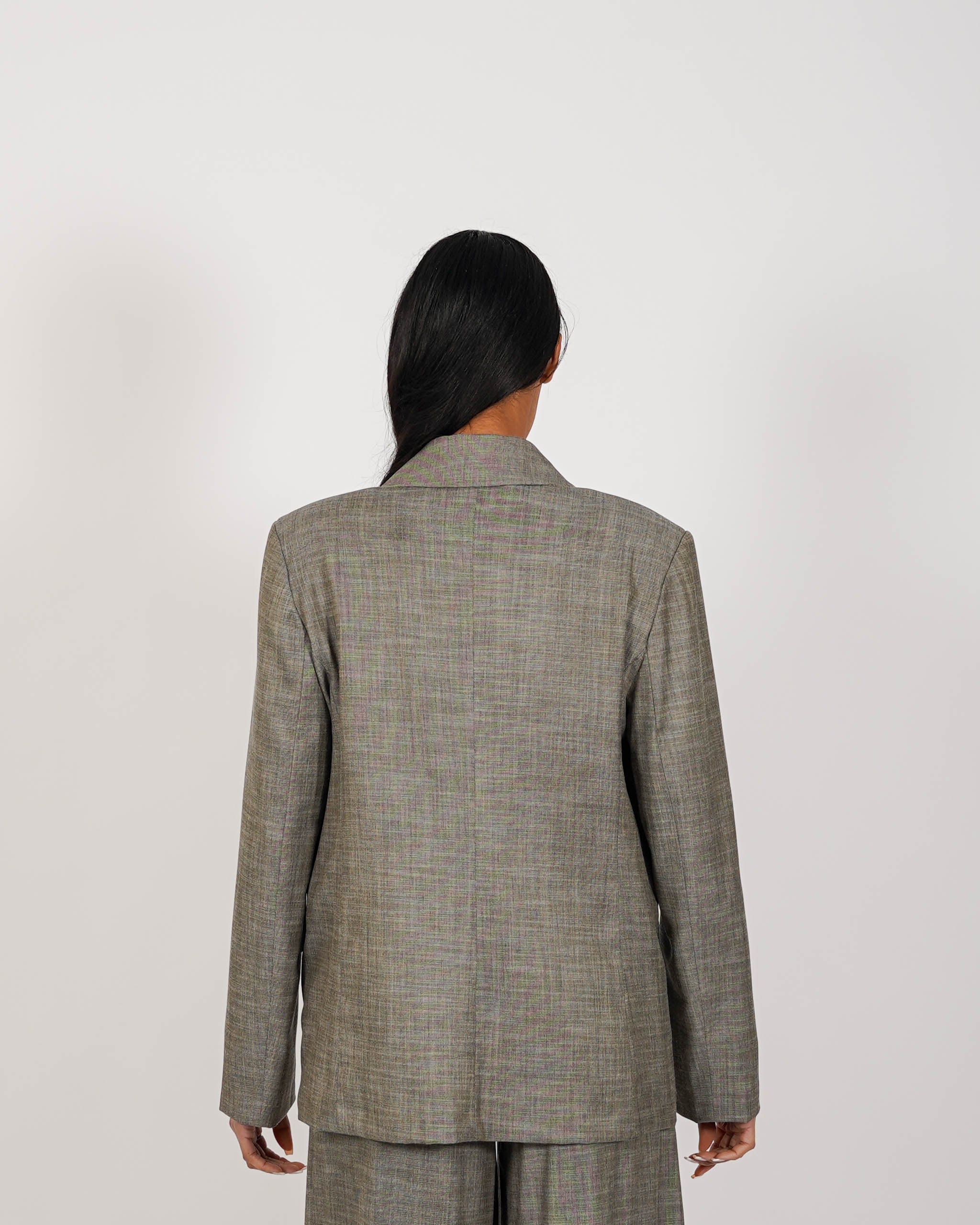 Giacca monopetto in ecofibra - Restia