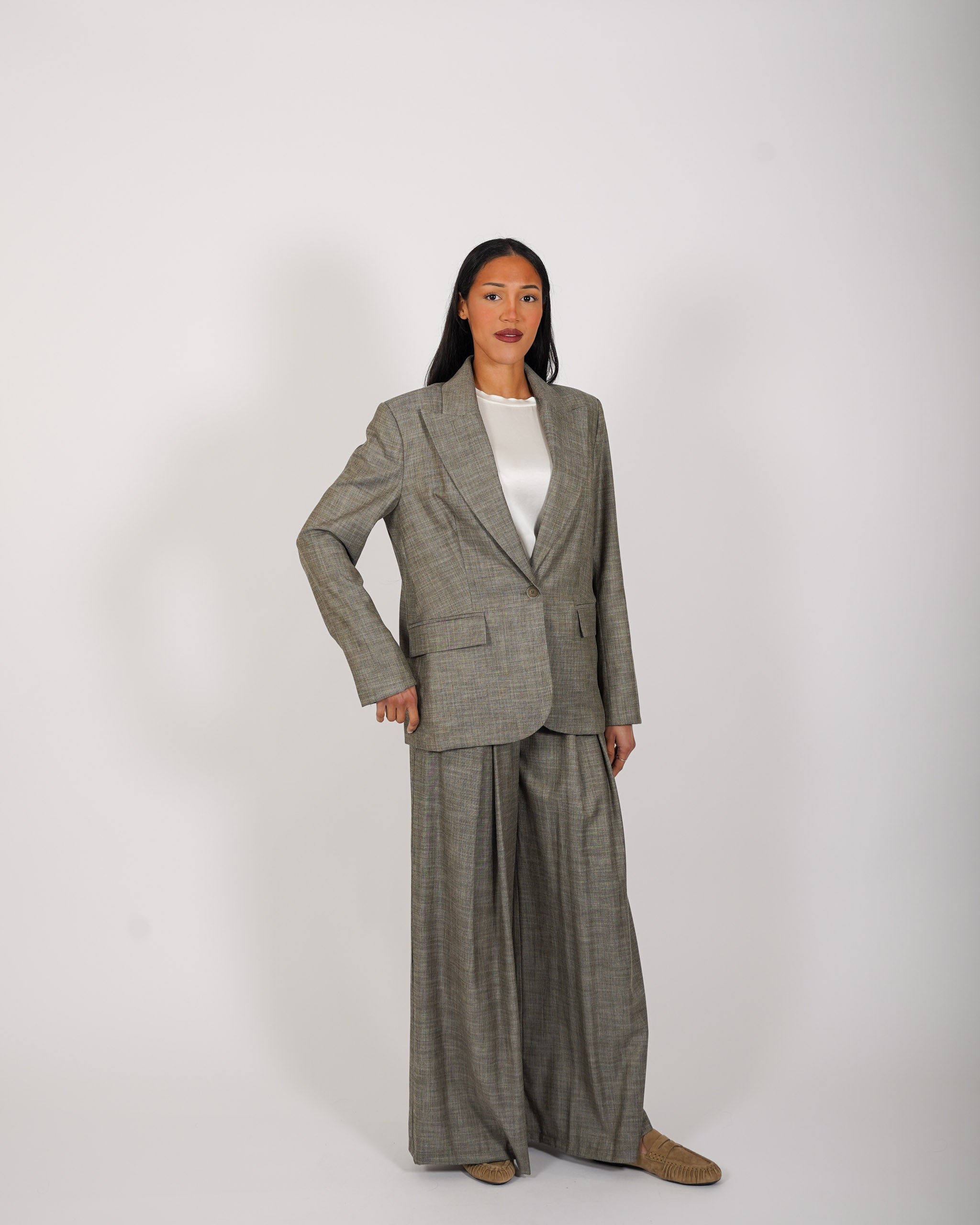 Giacca monopetto in ecofibra - Restia