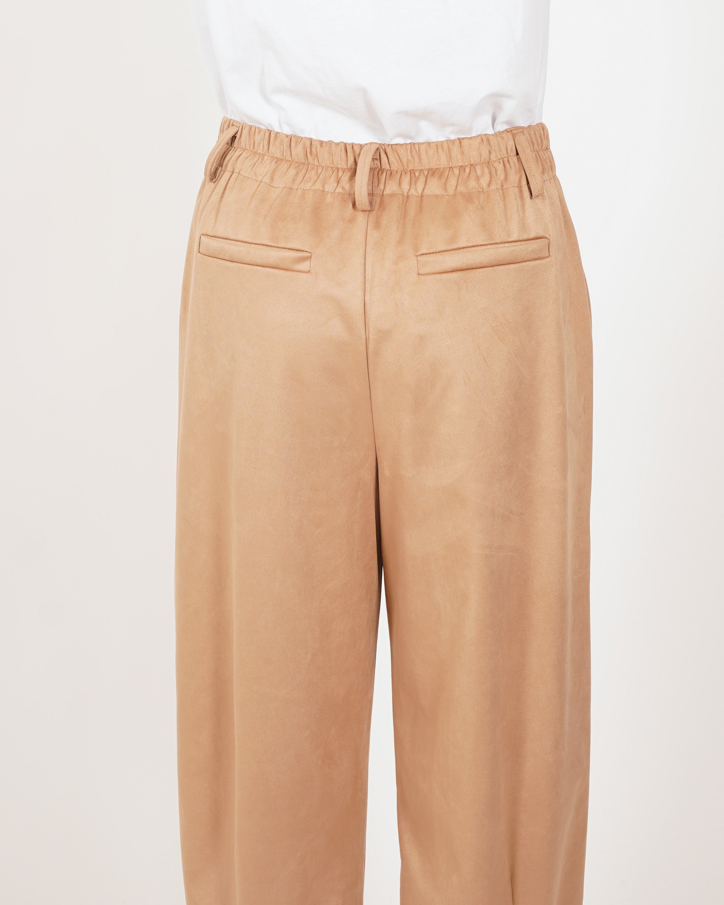 Pantaloni cropped in ecocamoscio - Idrissa