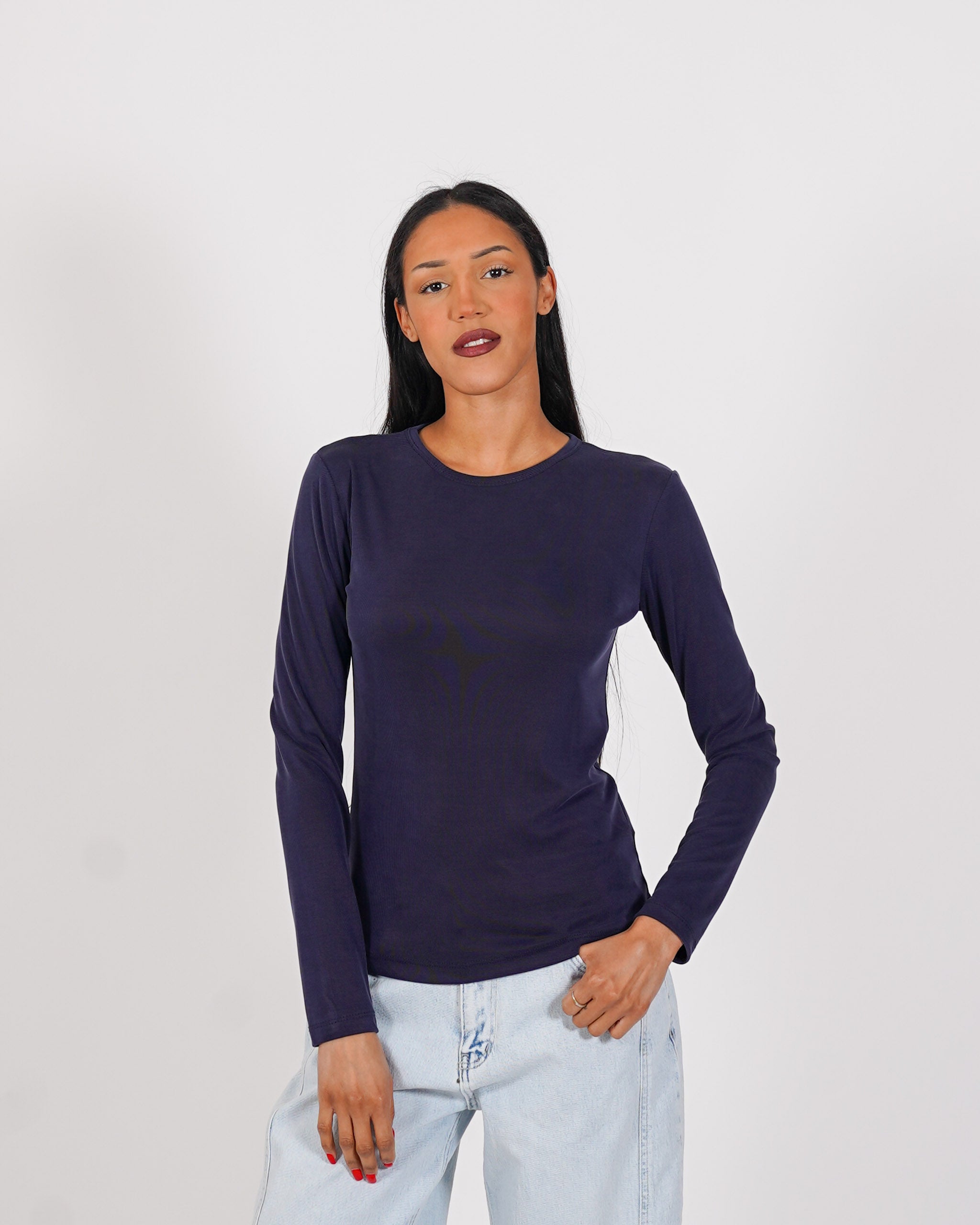 Shirt girocollo regular fit - Rebecca