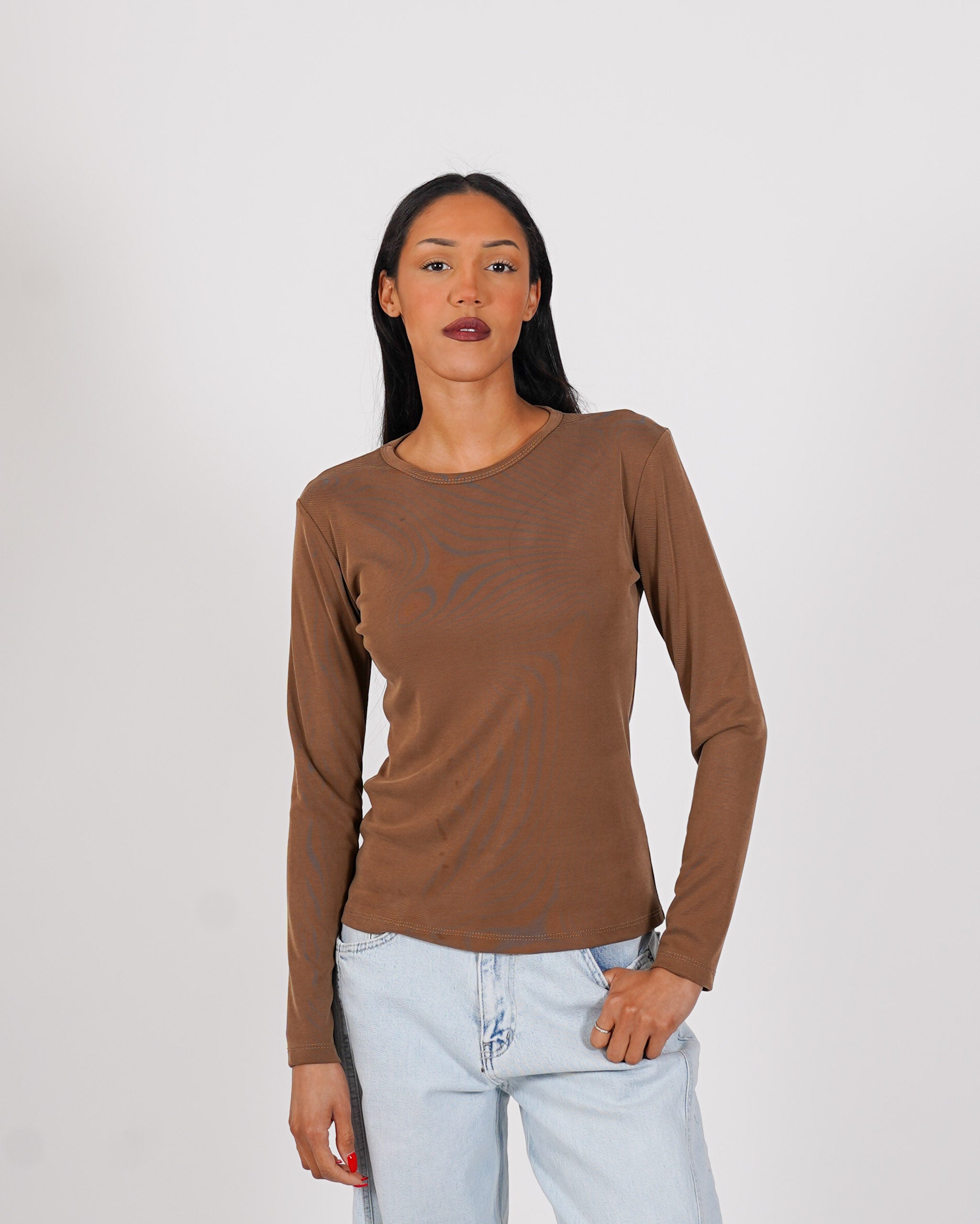 Shirt girocollo regular fit - Rebecca