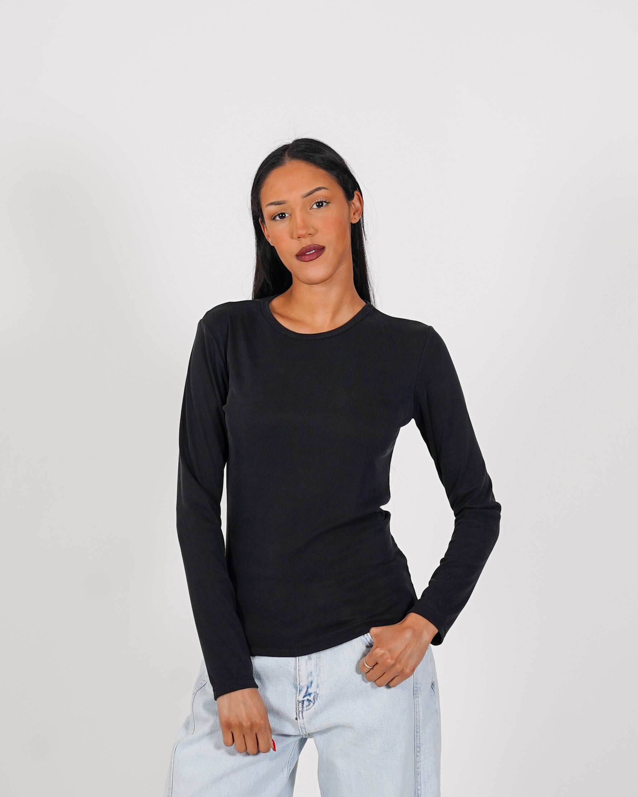 Shirt girocollo regular fit - Rebecca