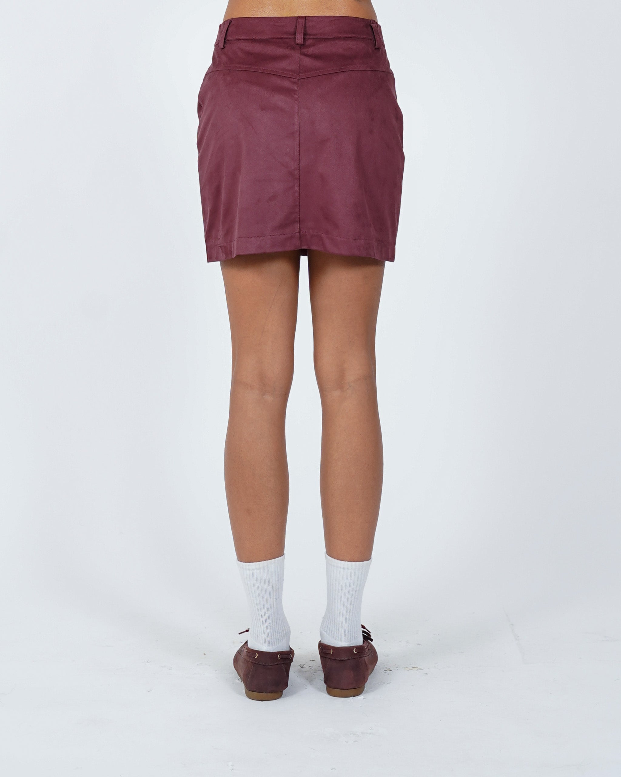 Minigonna in eco camoscio - Mabel