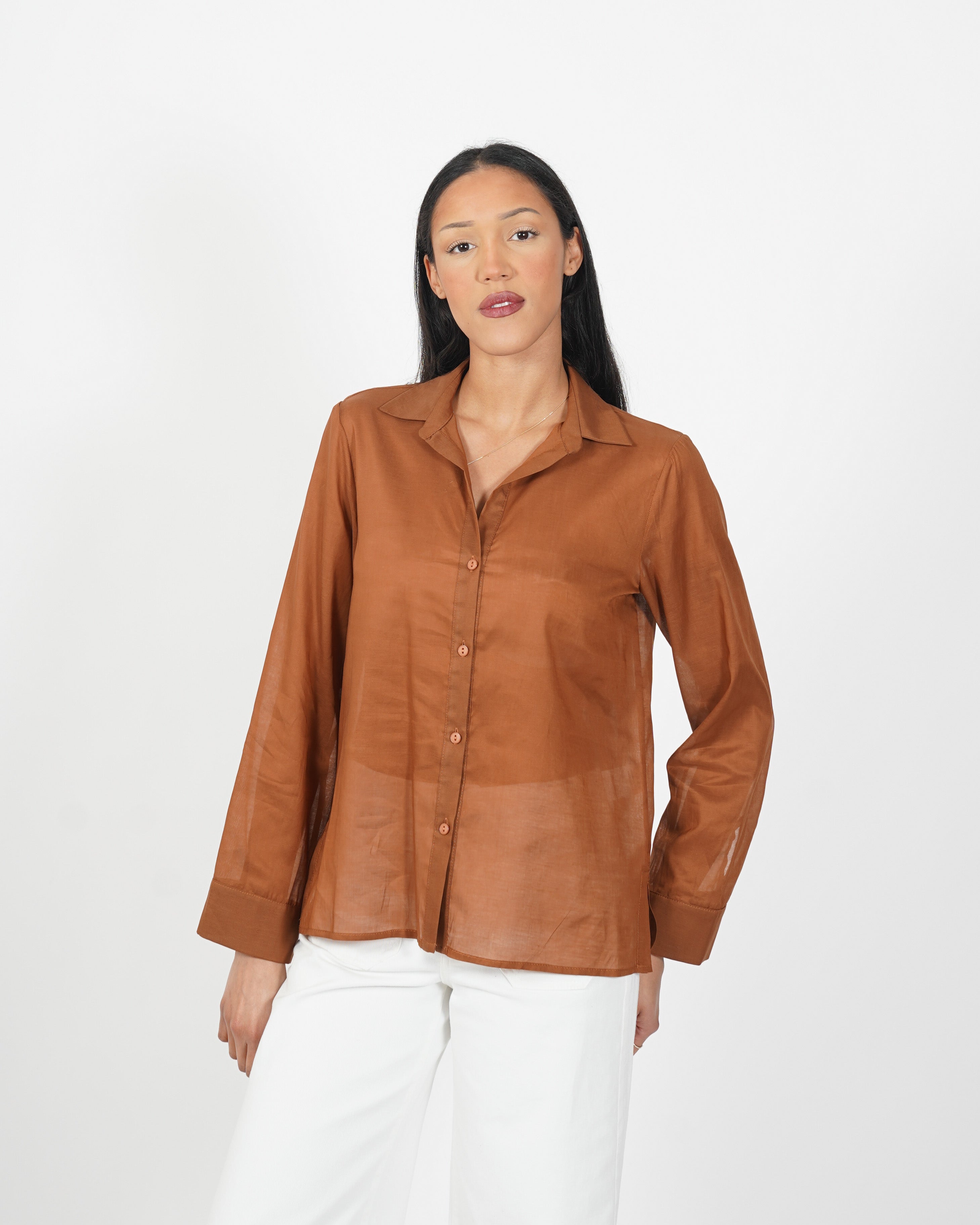 Camicia manica lunga regular fit - Selenia