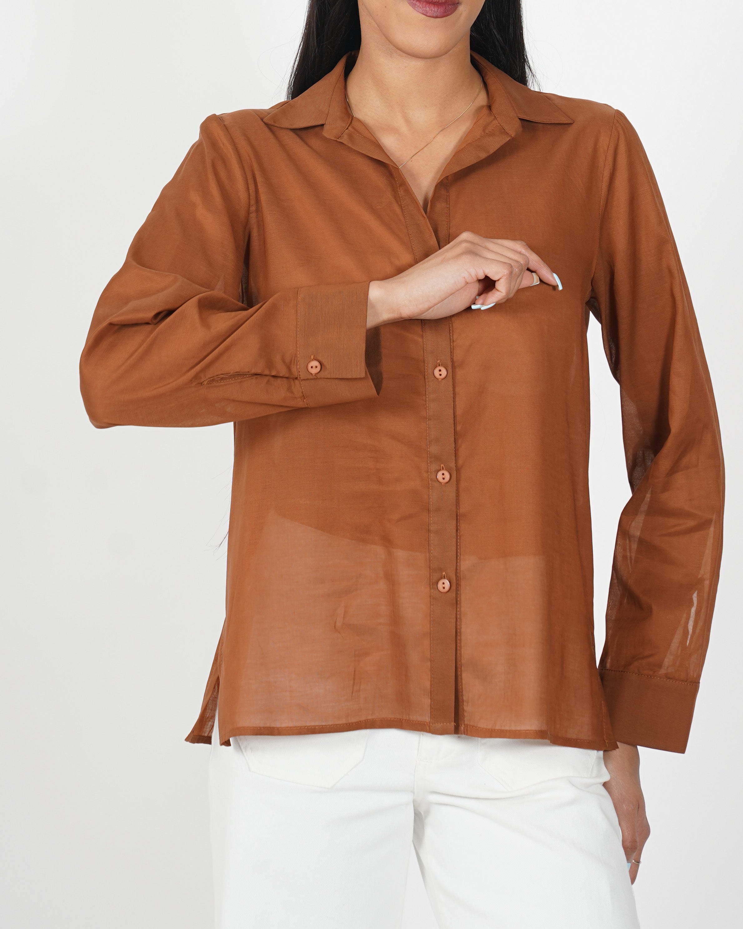Camicia manica lunga regular fit - Selenia