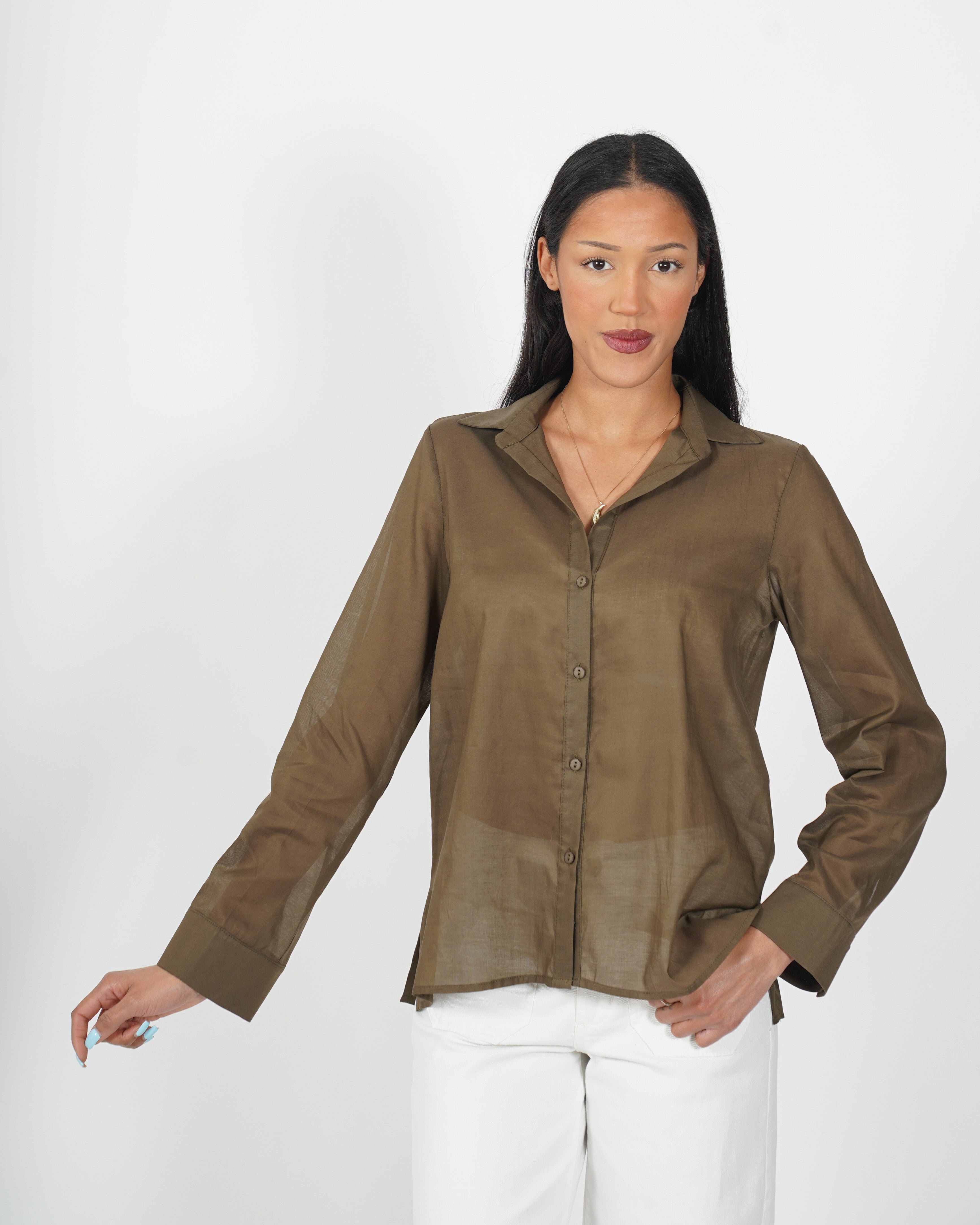 Camicia manica lunga regular fit - Selenia
