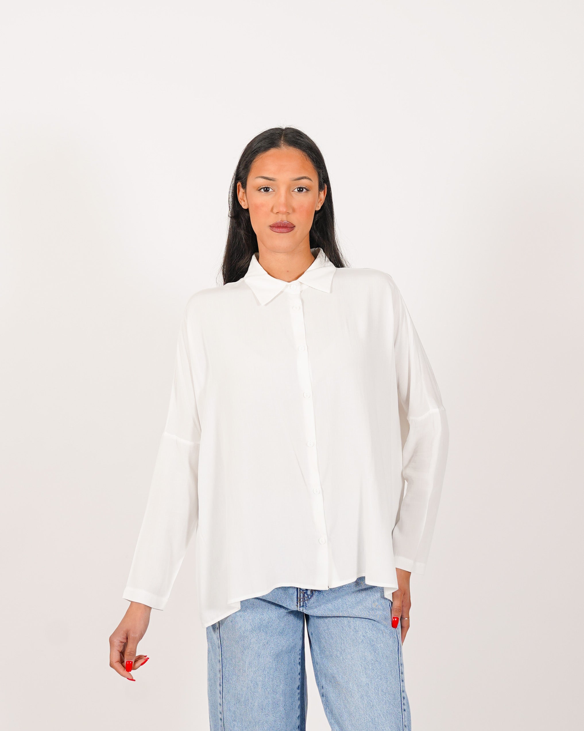 Camicia over in viscosa - Basilea