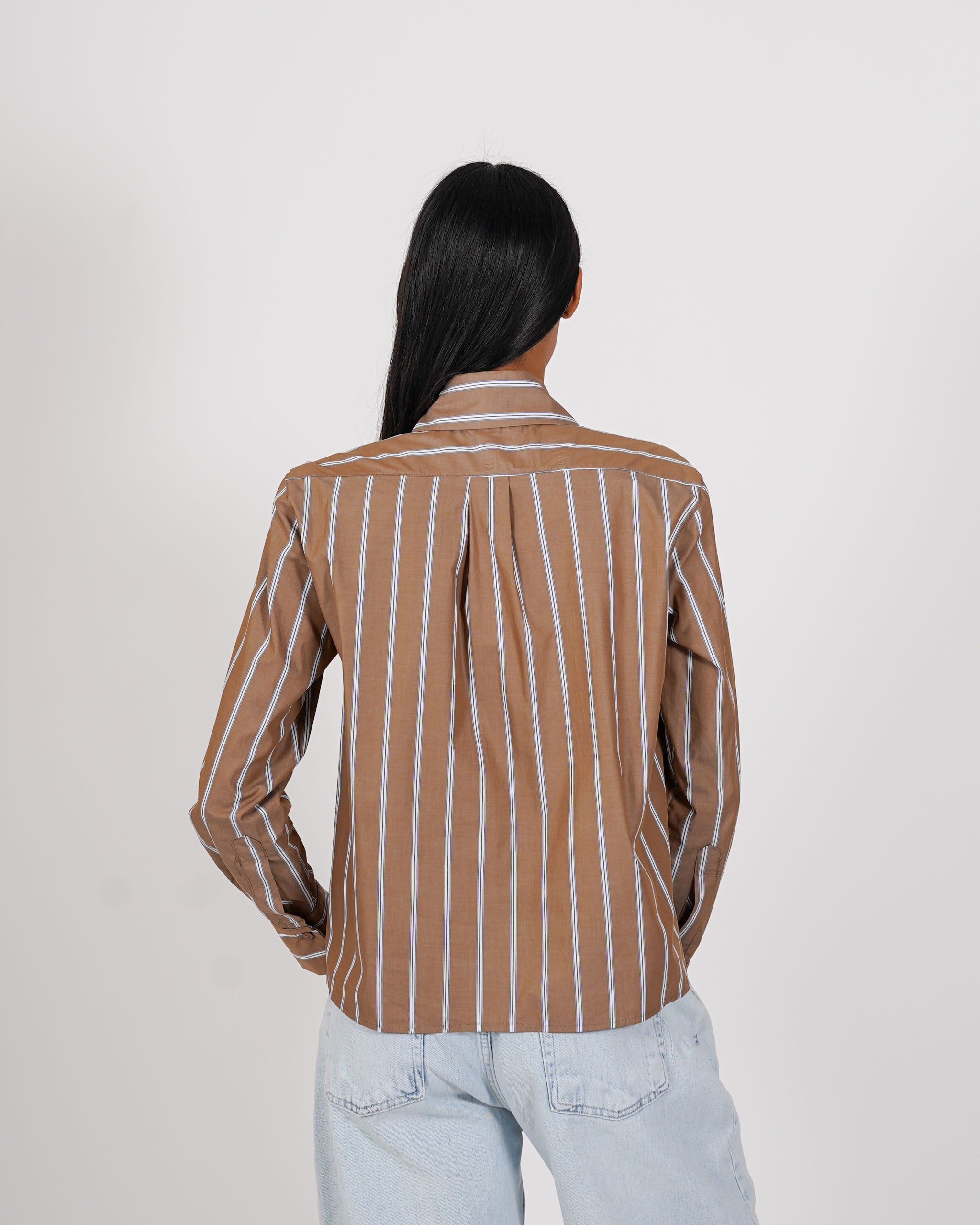 Camicia rigata regular fit in cotone - Fulvia