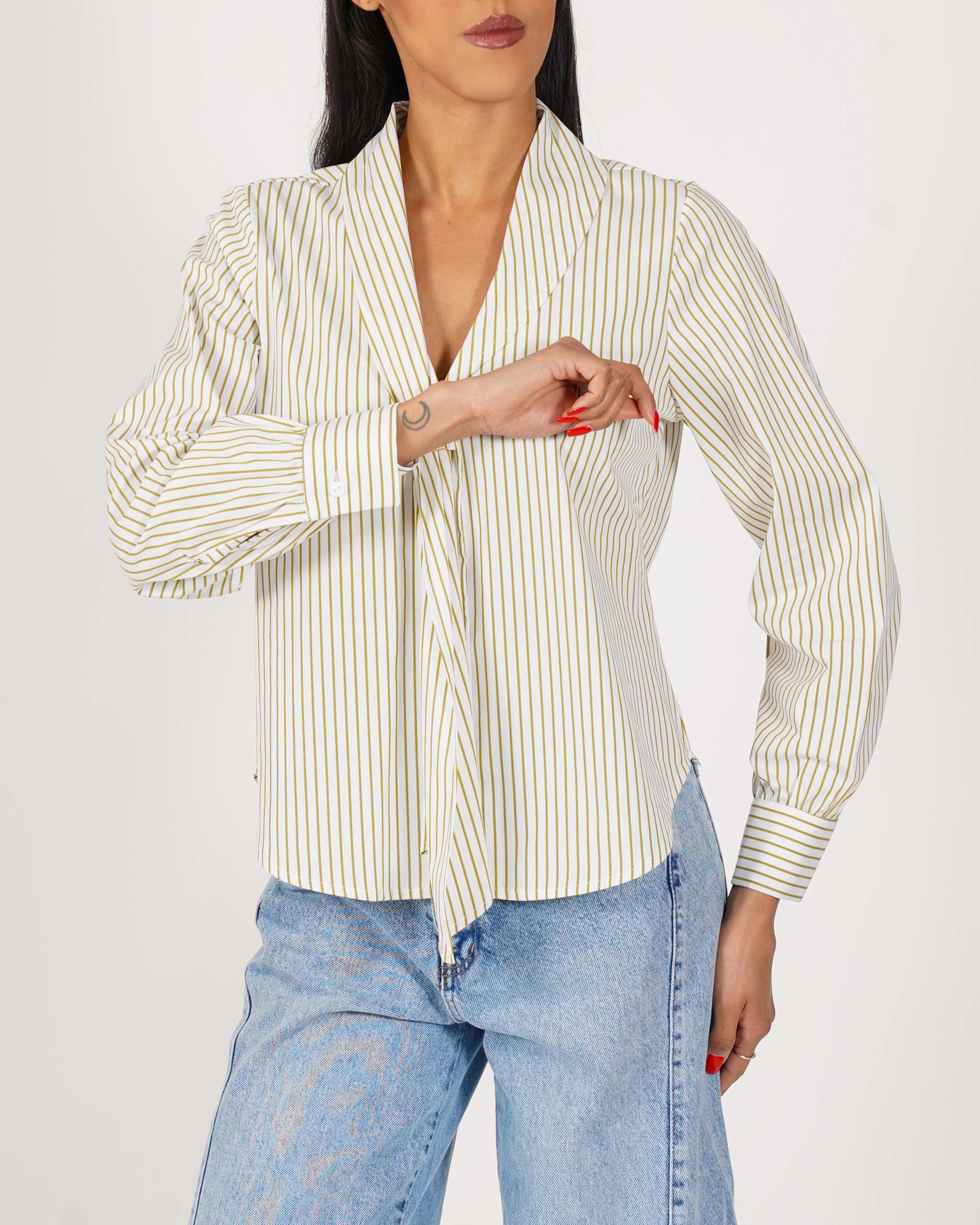Blusa con cravatta - Calliope