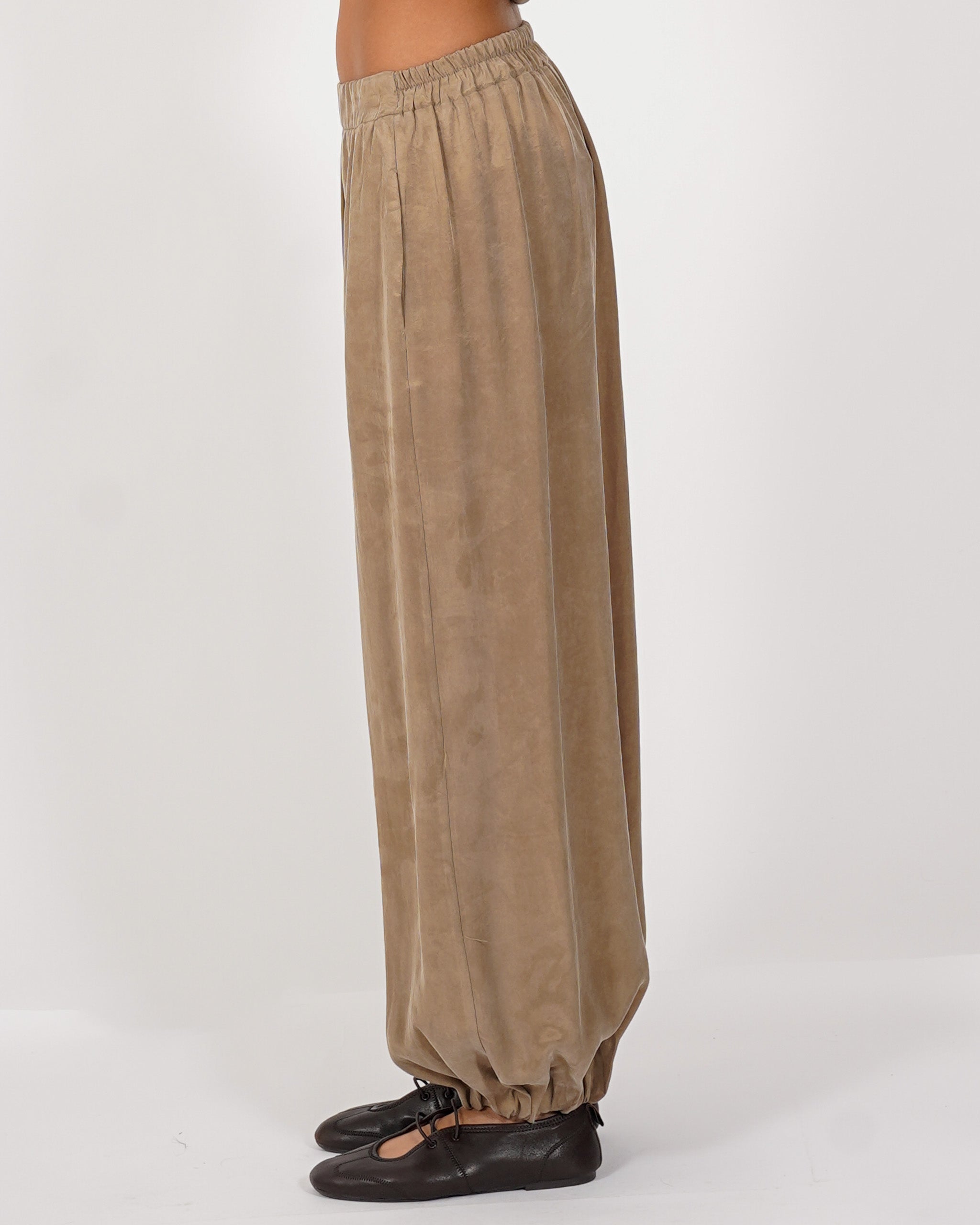 Pantaloni baloon con baschina e tasche - Baraonda